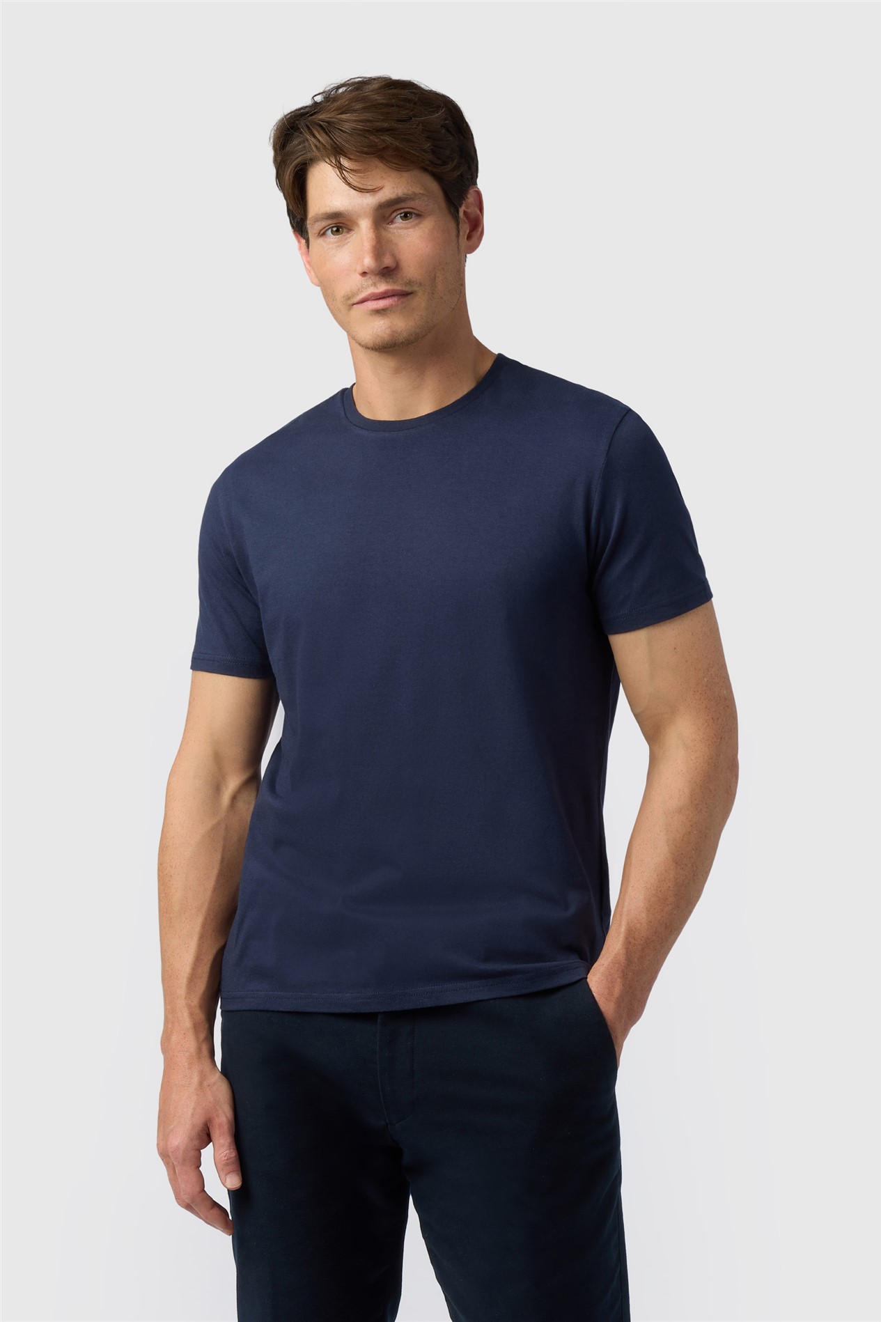 Limehaus 100% Egyptian Organic Cotton Crew Neck T-Shirt