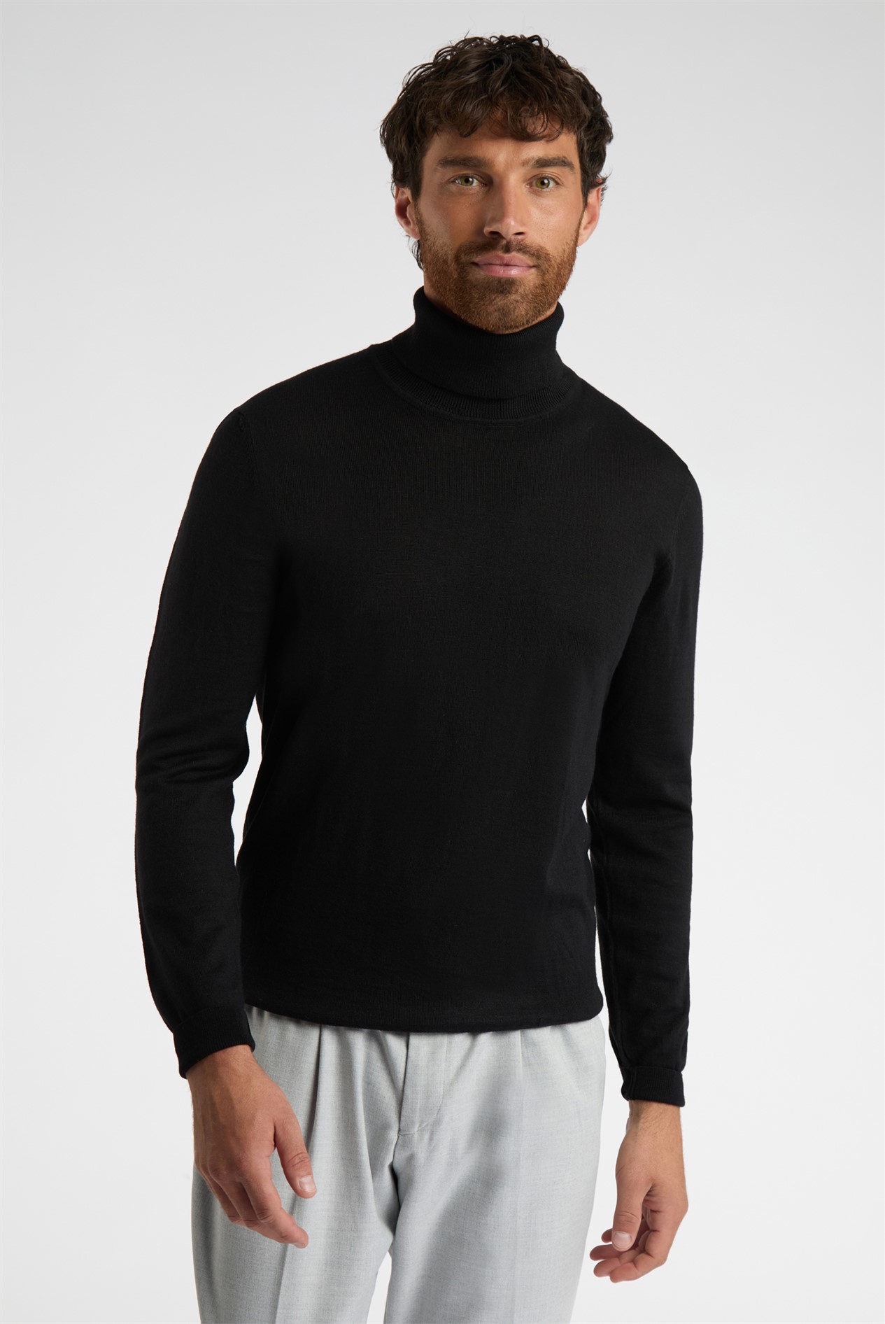 Limehaus Merino Knit Roll Neck Jumper