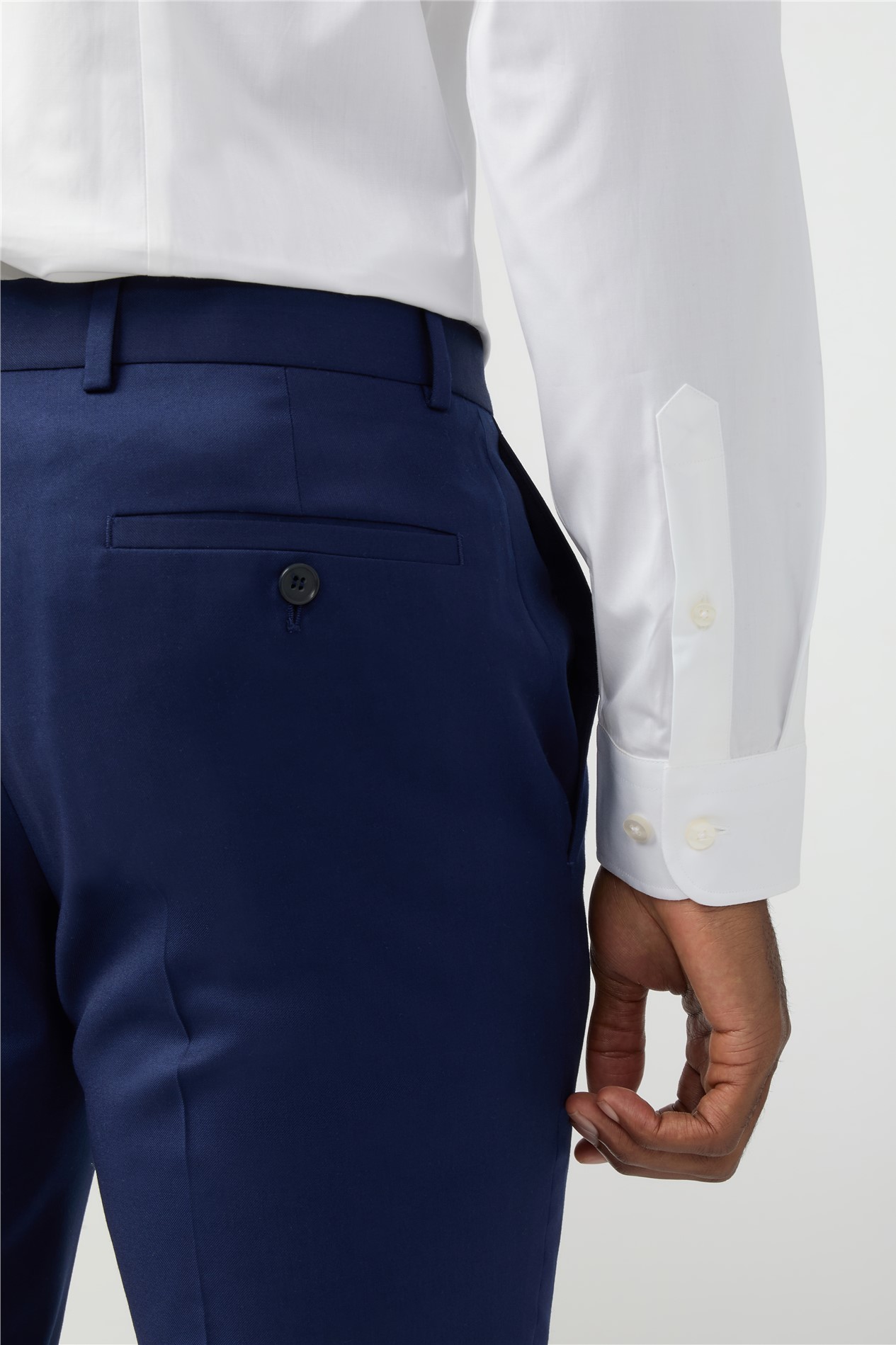 Alexandre Tailored Fit Luxury White Poplin Classic Collar Shirt