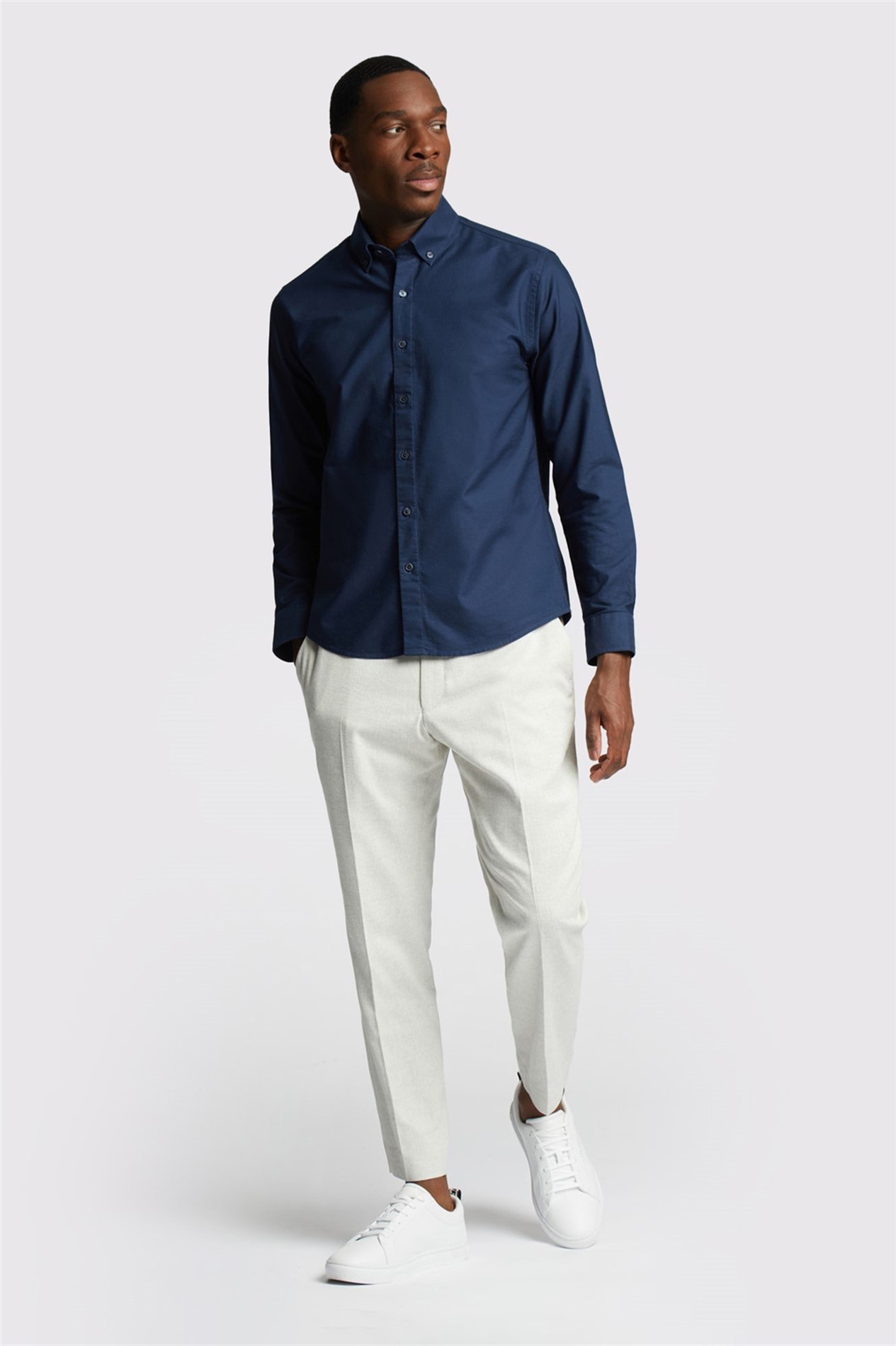 Limehaus Navy Oxford Shirt