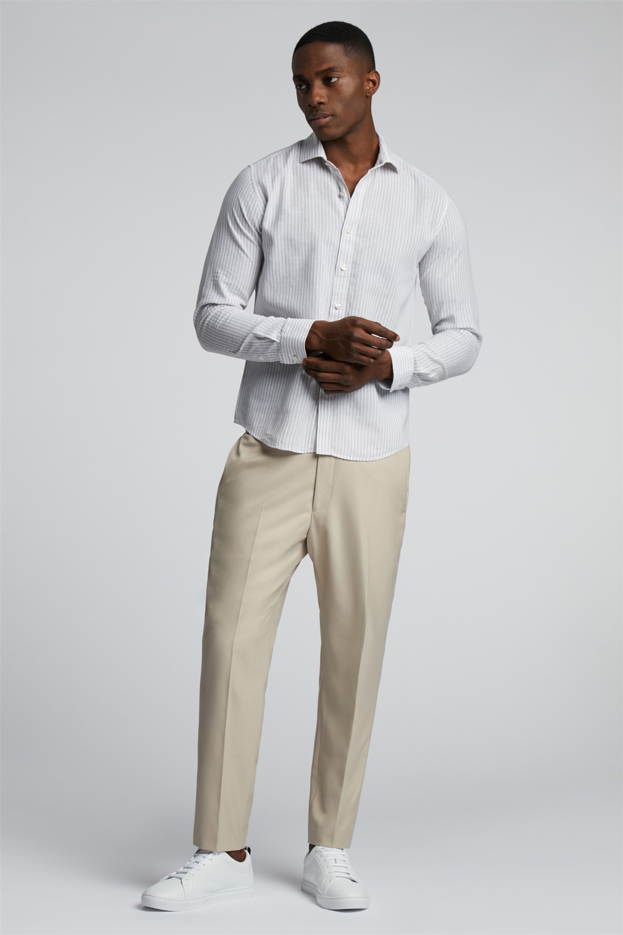Limehaus Colour Striped Linen Shirt