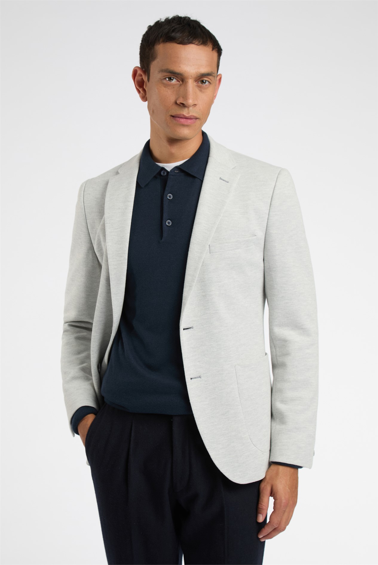 Limehaus Grey Knit Blazer