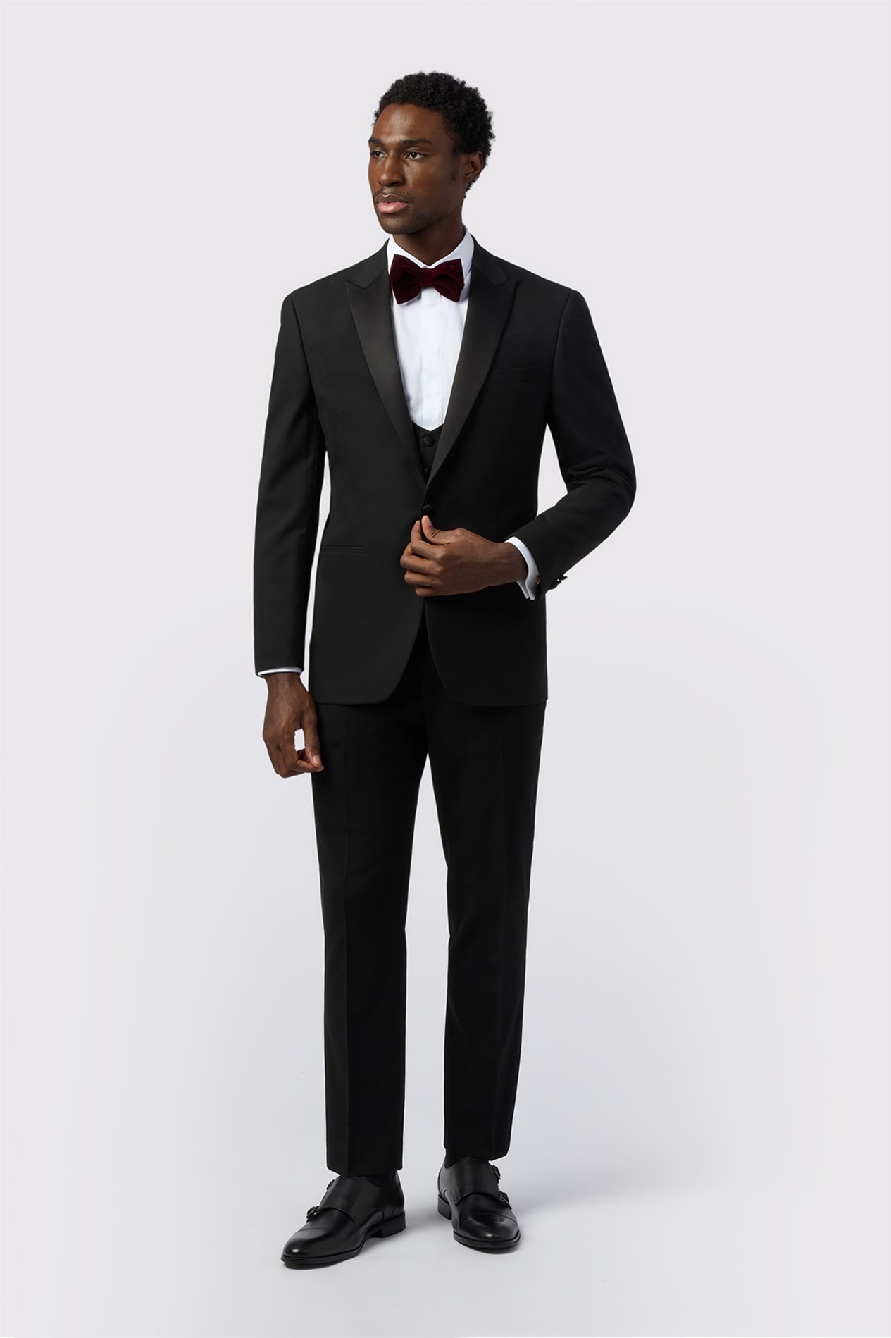 Limehaus Regular Fit Black Tuxedo Jacket