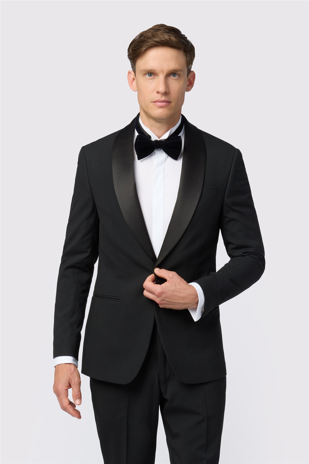 Limehaus Slim Fit Black Tuxedo Jacket
