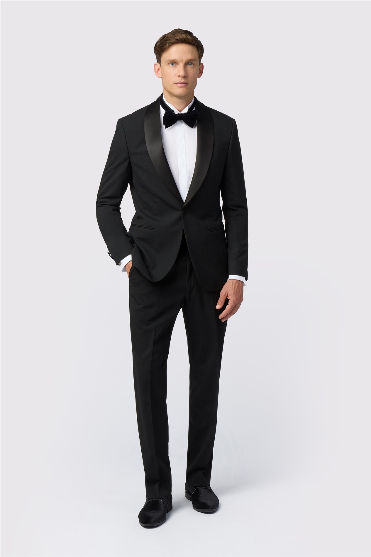Limehaus Slim Fit Black Tuxedo Jacket