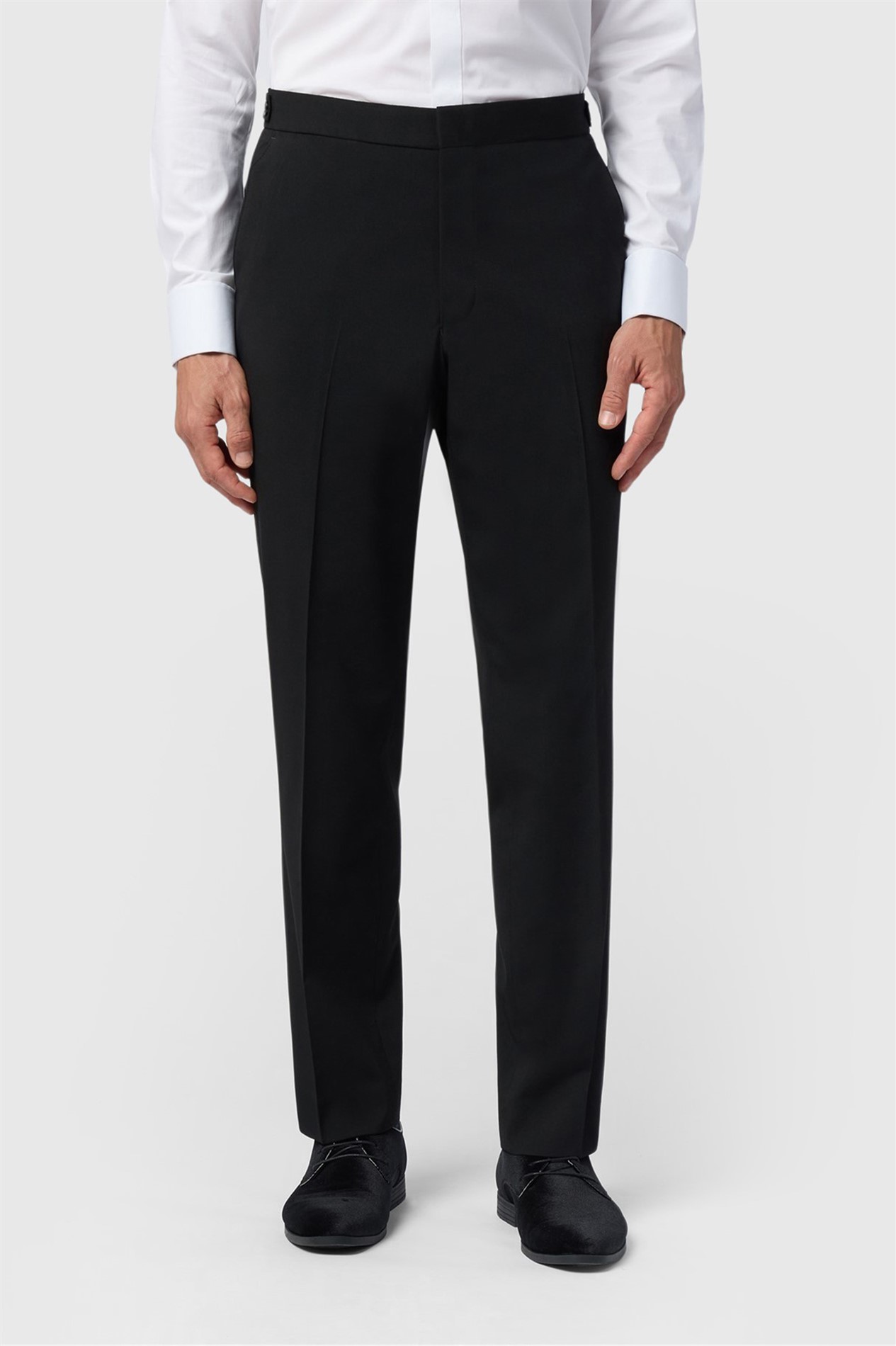 Limehaus Slim Fit Black Dinner Trousers
