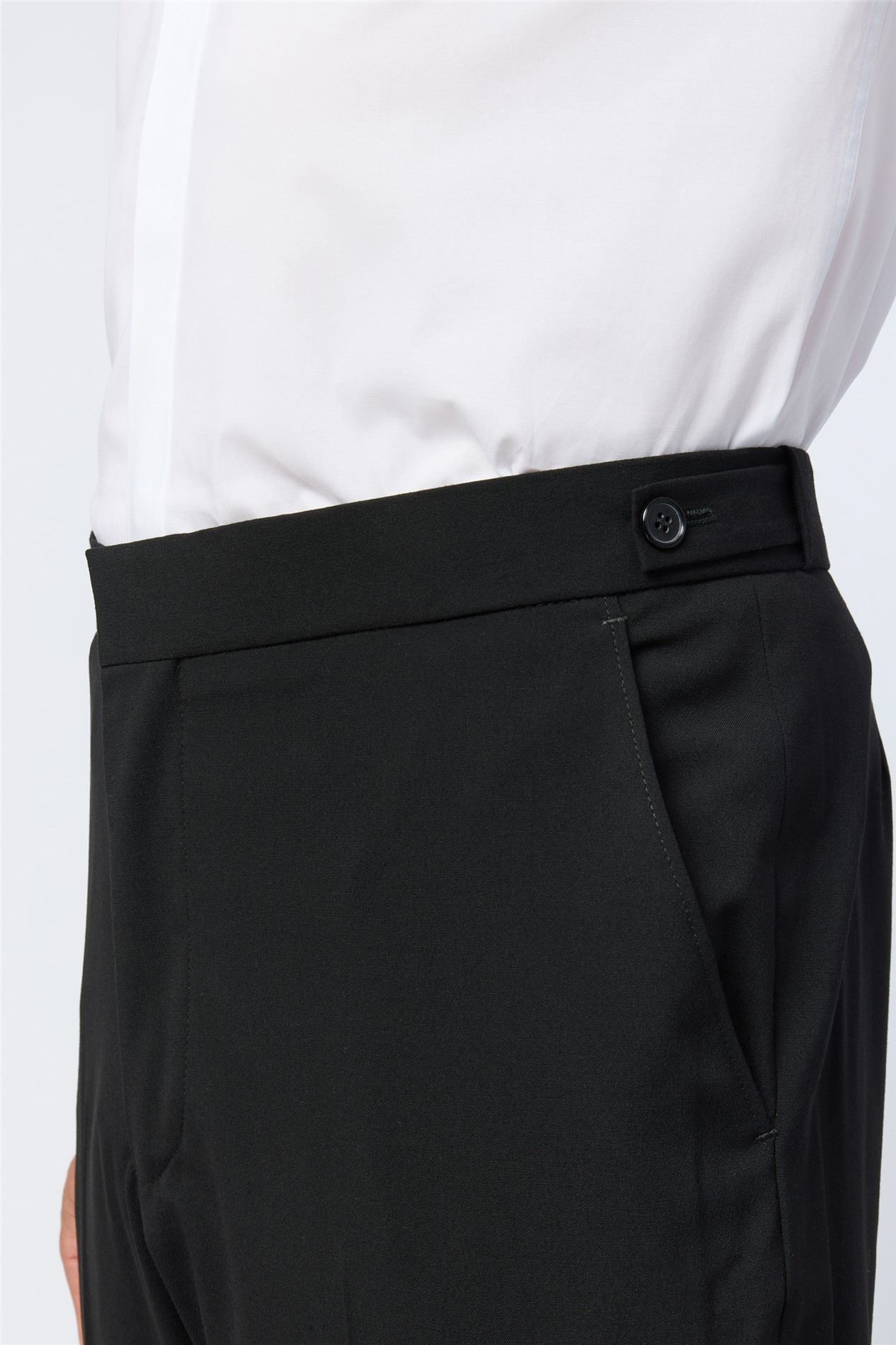 Limehaus Slim Fit Black Dinner Trousers