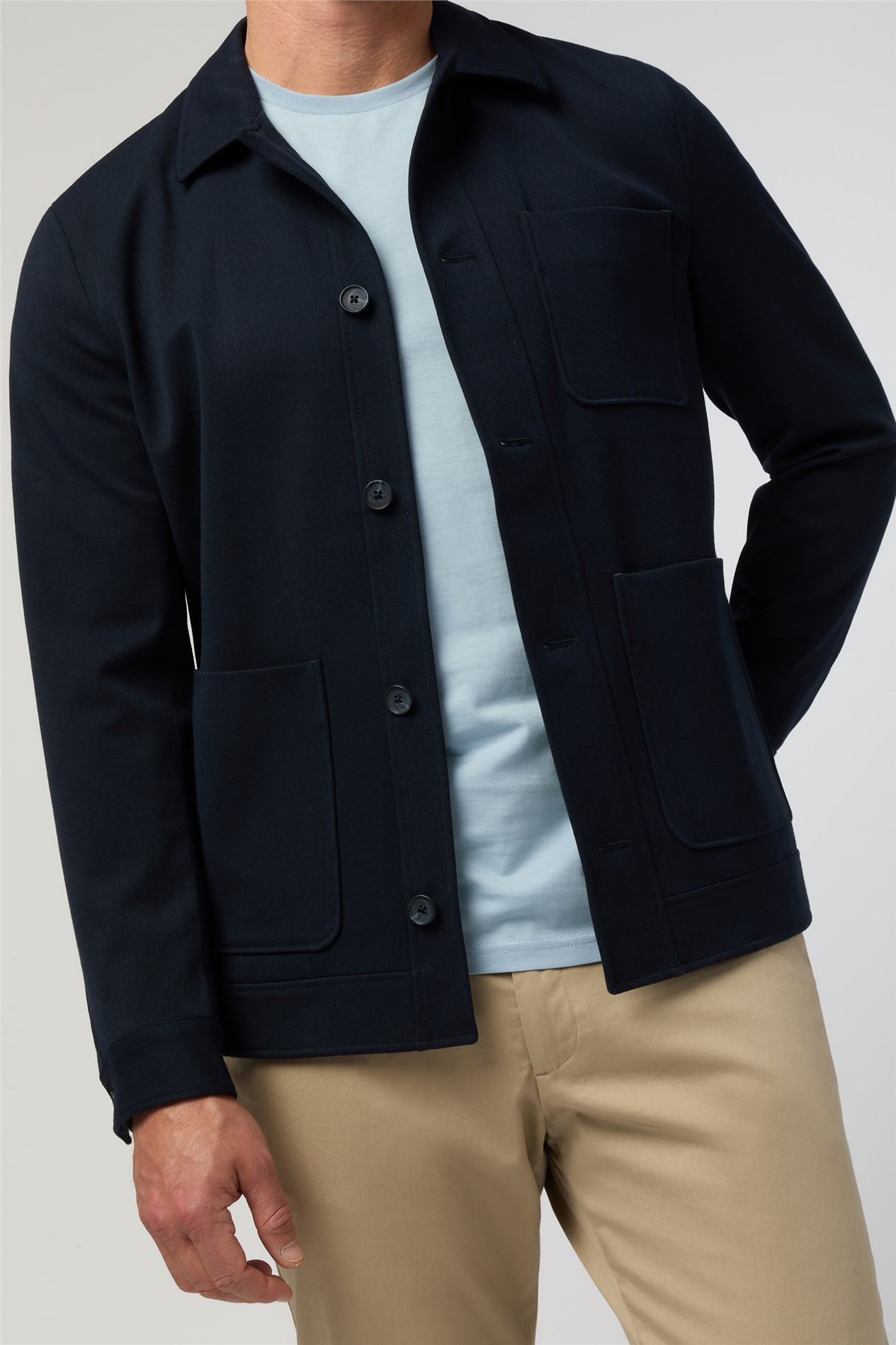 Melka Navy Shacket