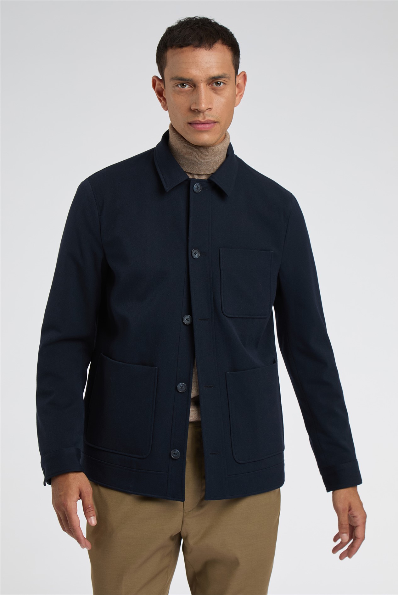 Melka Navy Shacket
