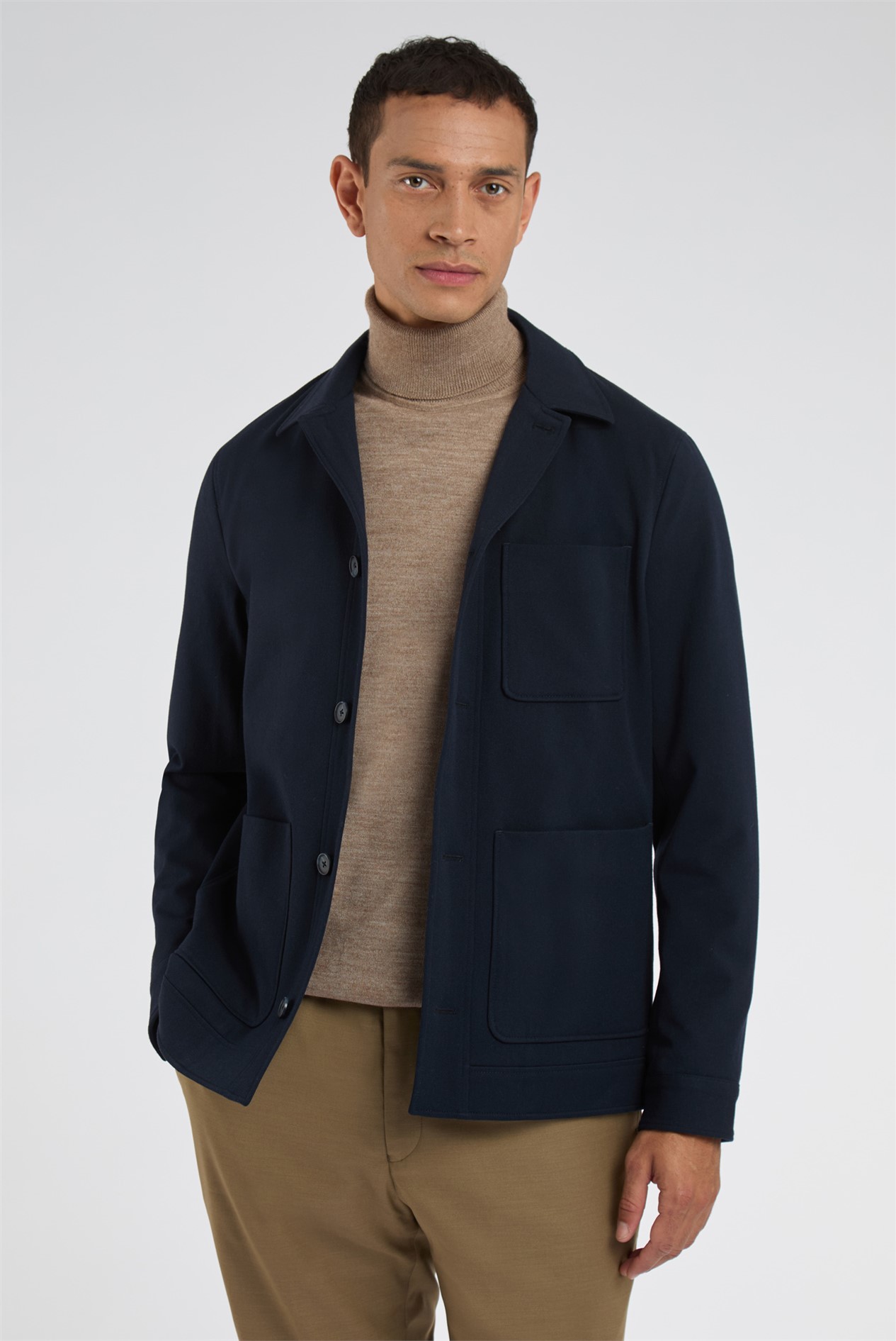 Melka Navy Shacket