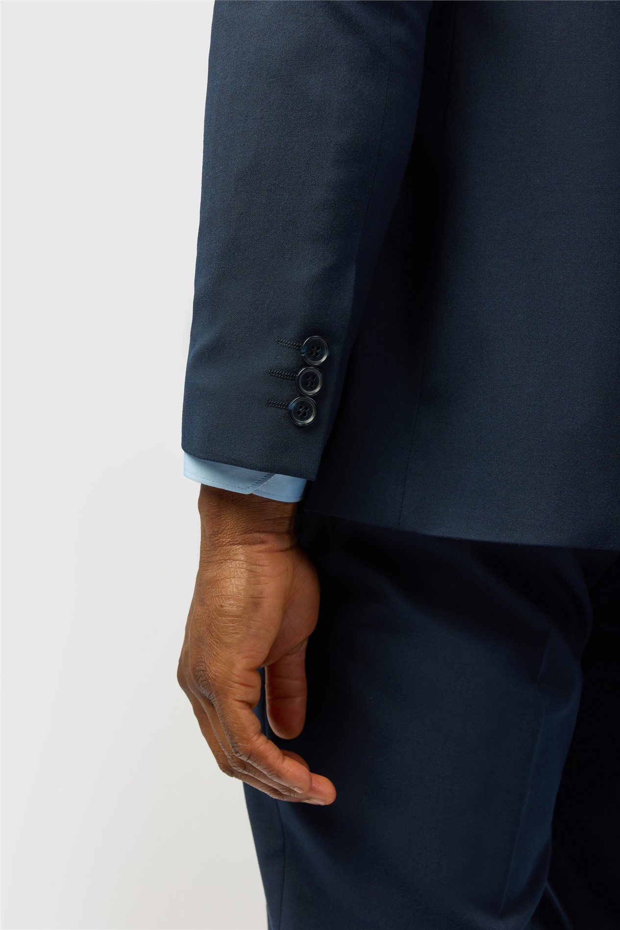 Limehaus Slim Fit Navy Stretch Jacket