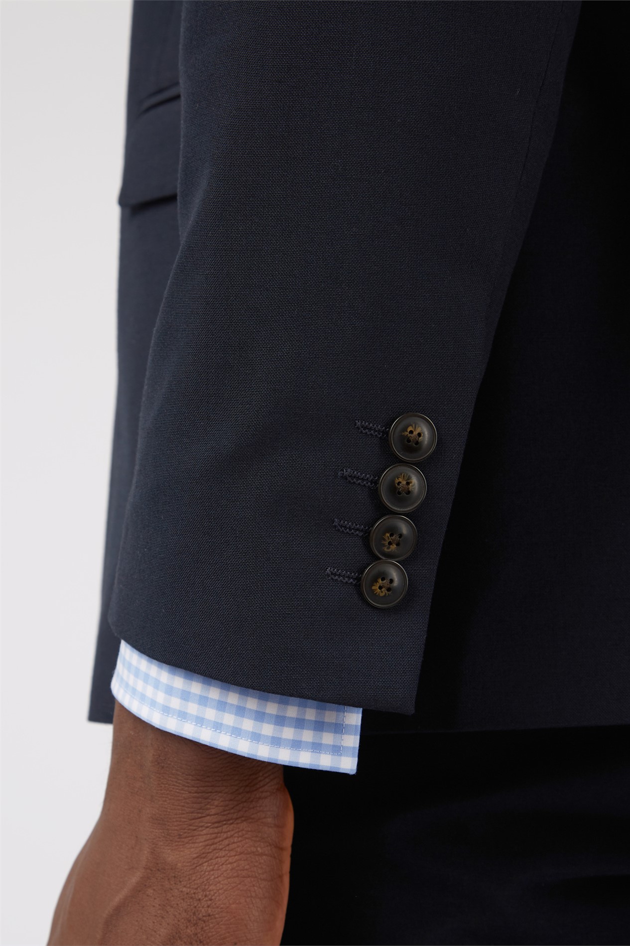 Limehaus Regular Fit Navy Stretch Jacket