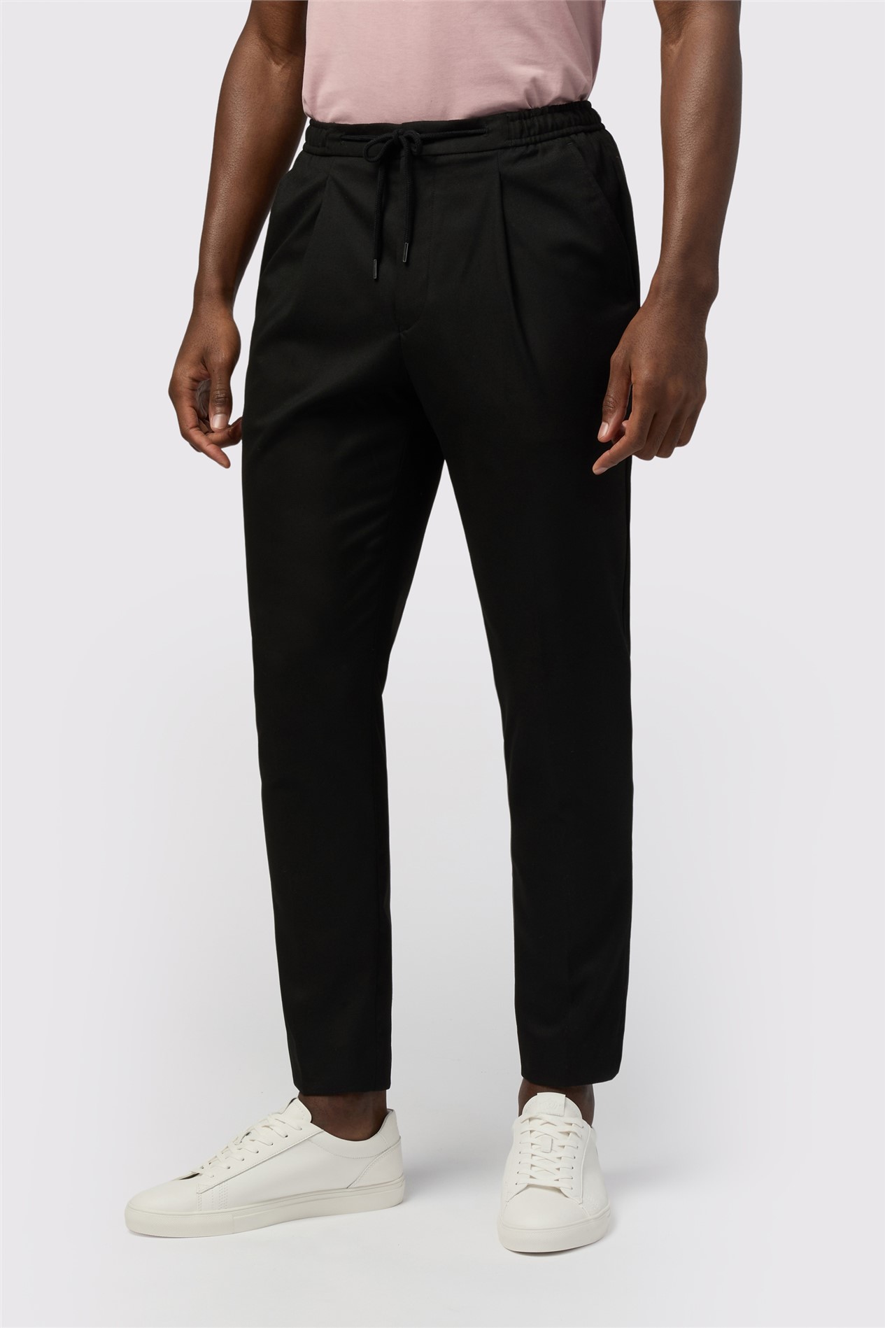 Melka Black Drawstring Trousers