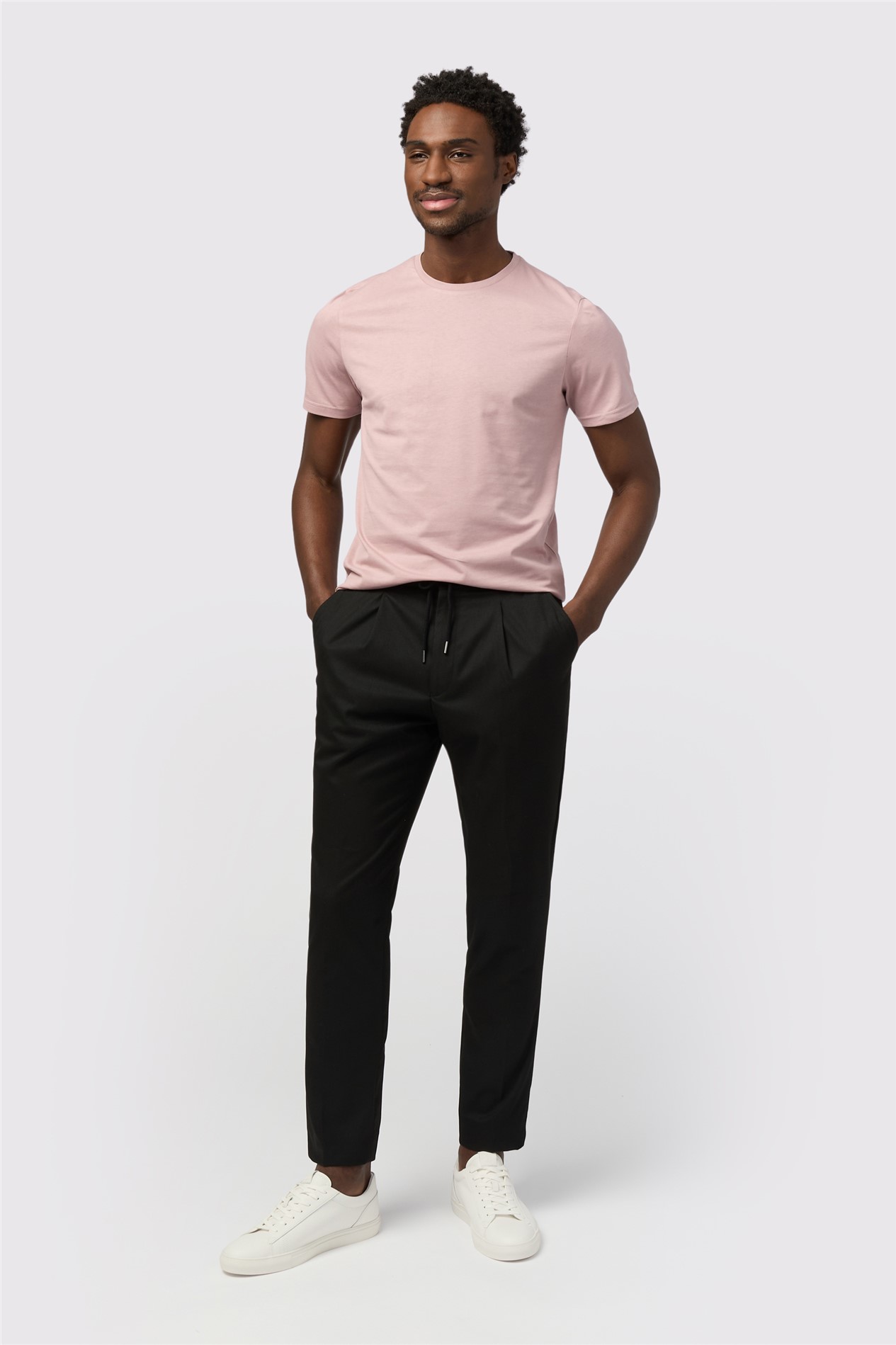 Melka Black Drawstring Trousers