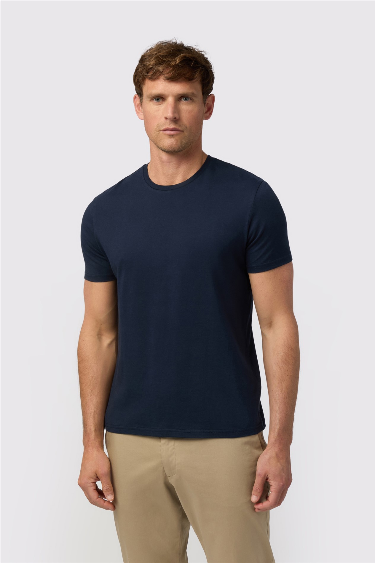 Melka Navy Crew Neck T-Shirt