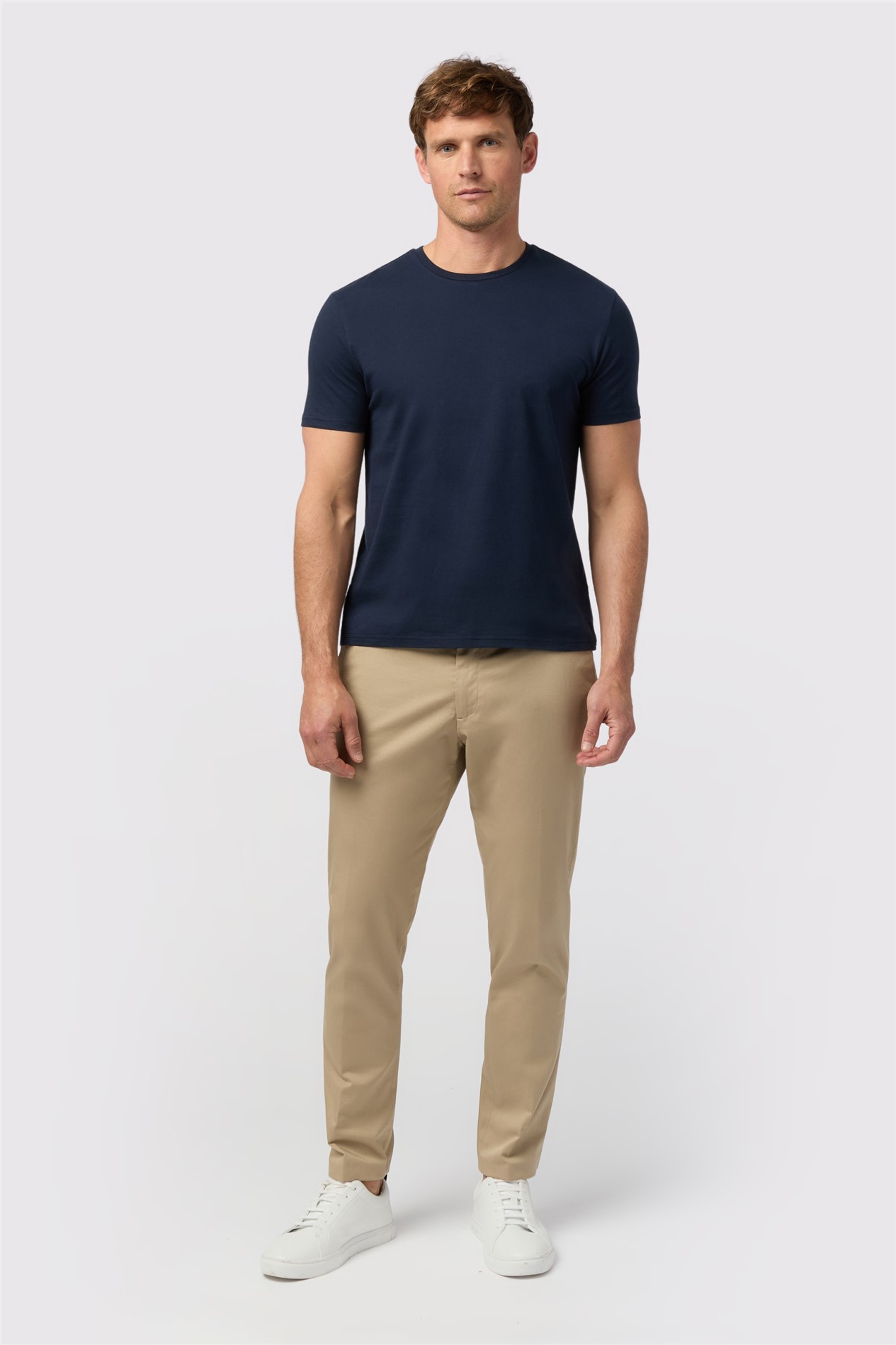 Melka Navy Crew Neck T-Shirt