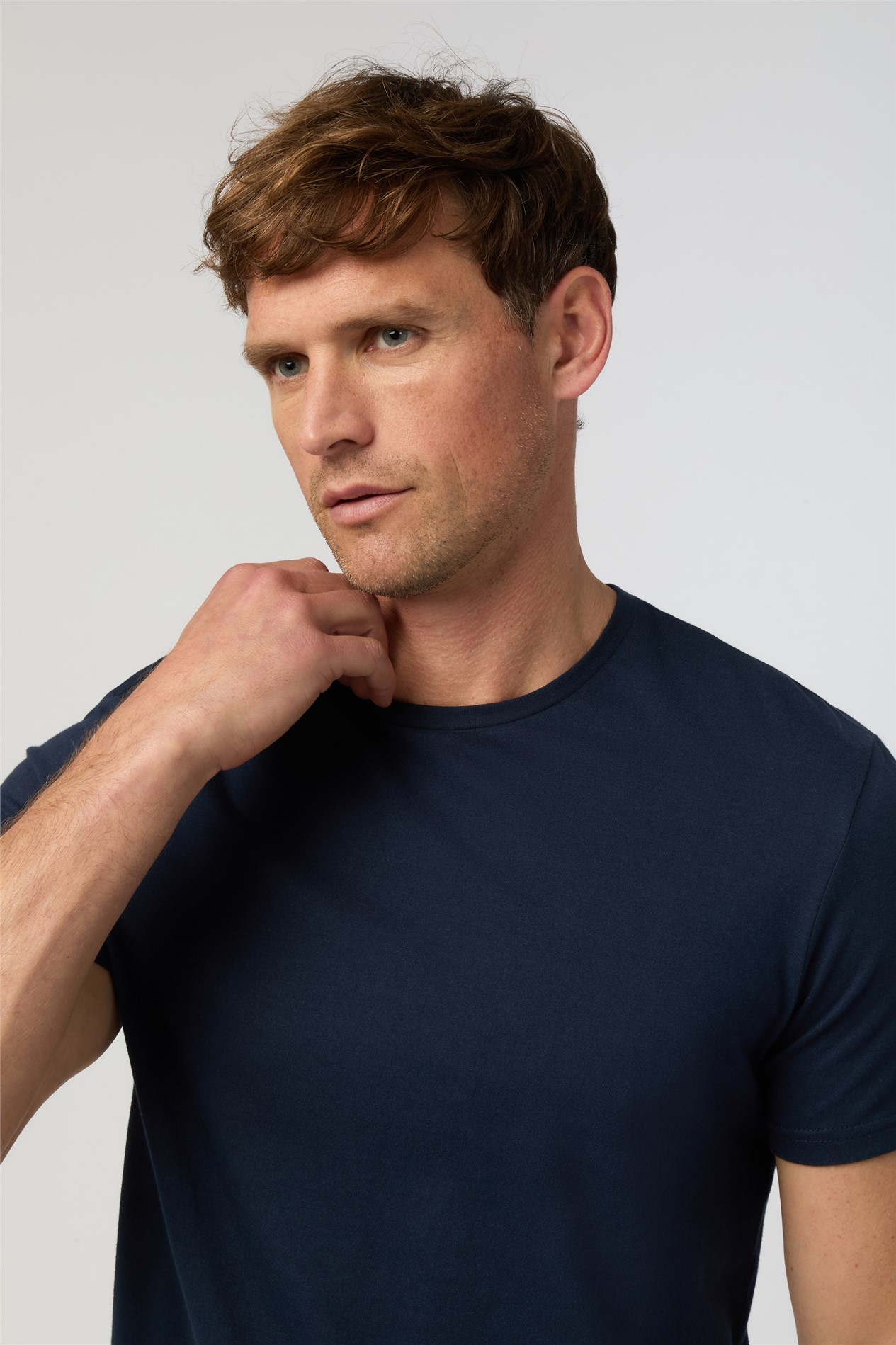  Crew Neck T-Shirt - Navy