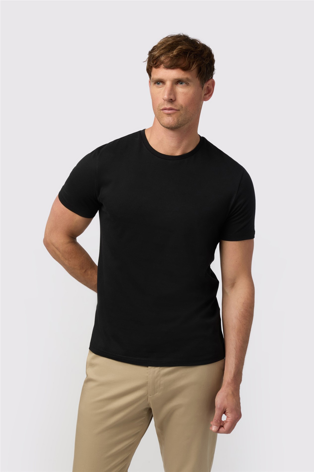Melka Black Crew Neck T-Shirt