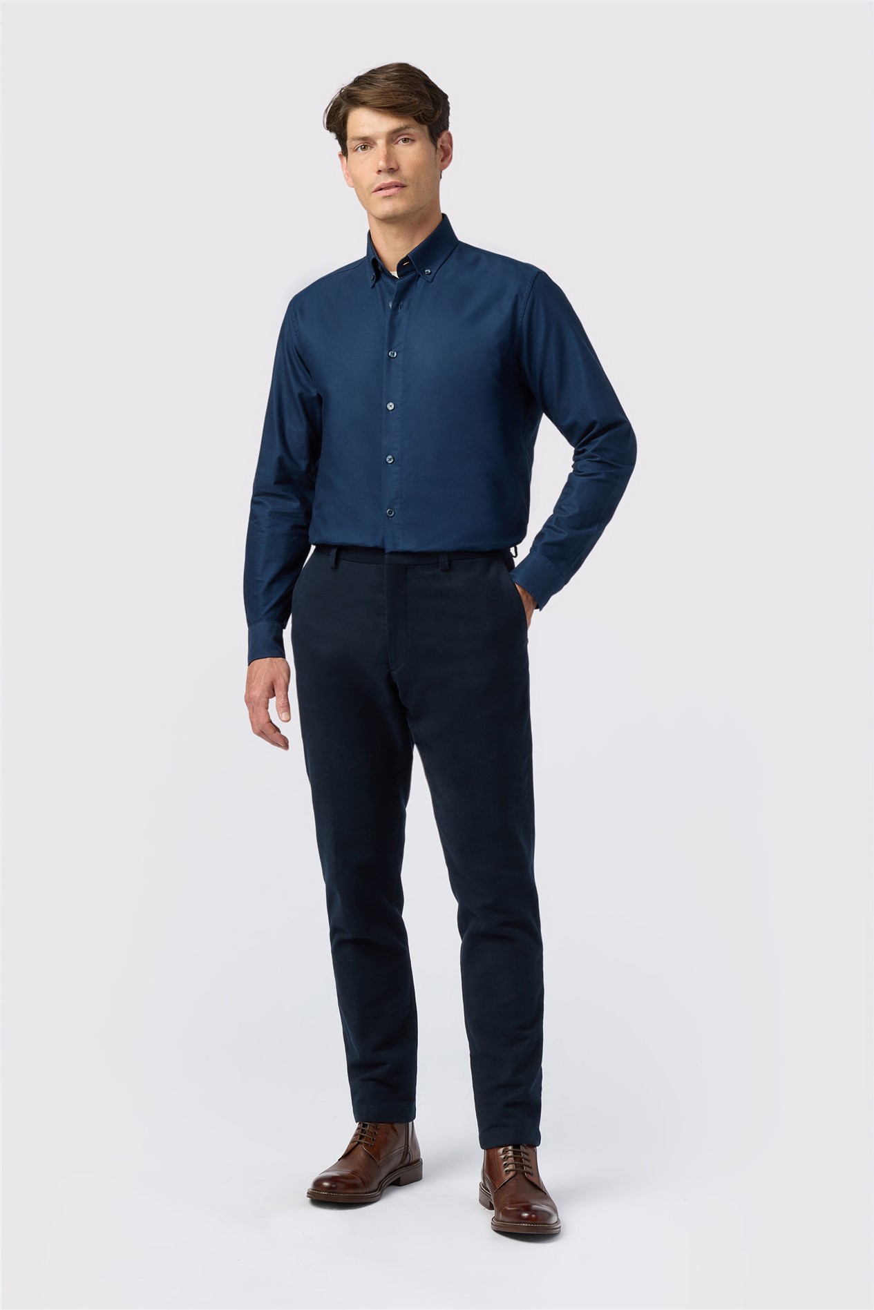 Melka Navy Oxford Shirt