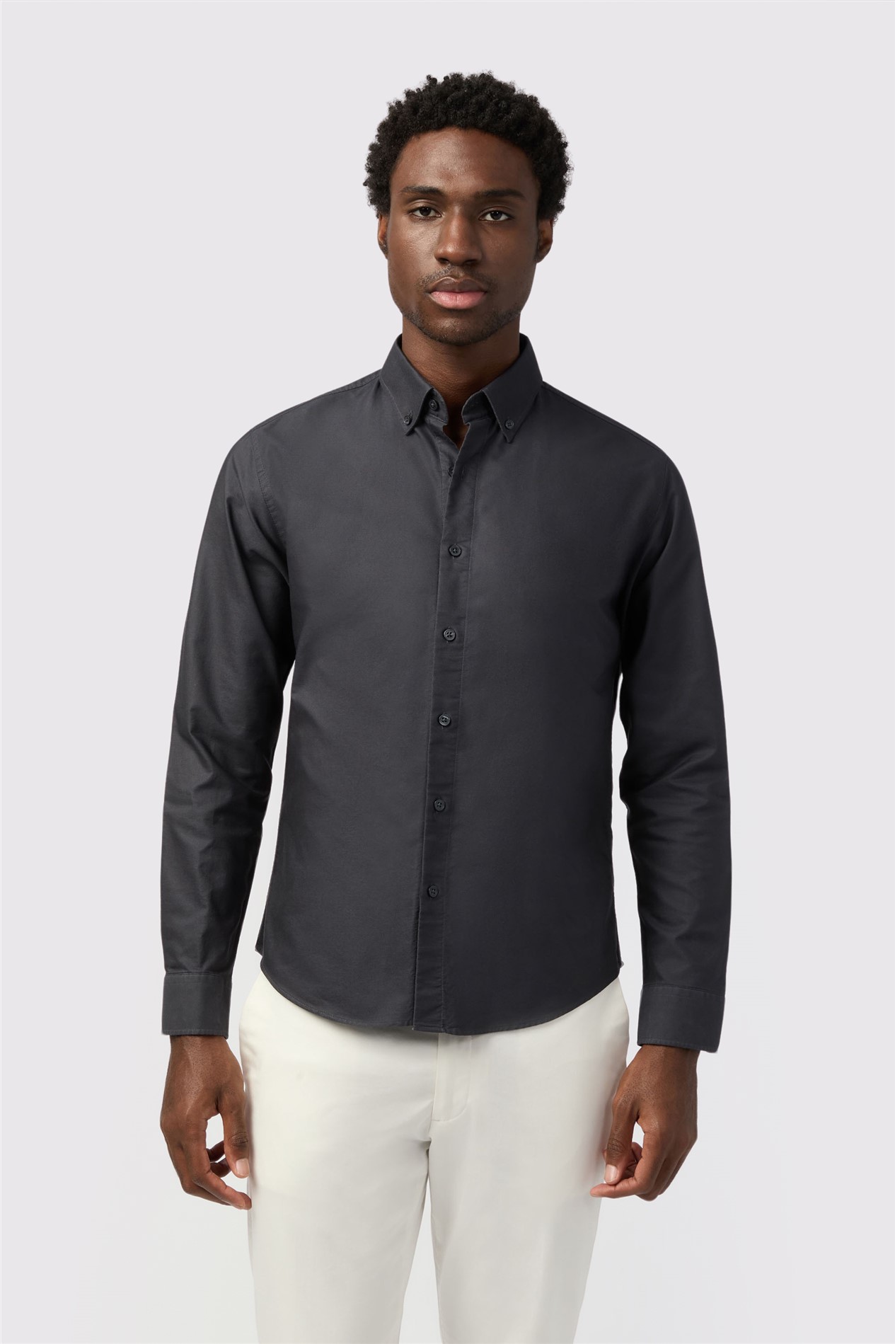 Melka Grey Oxford Shirt