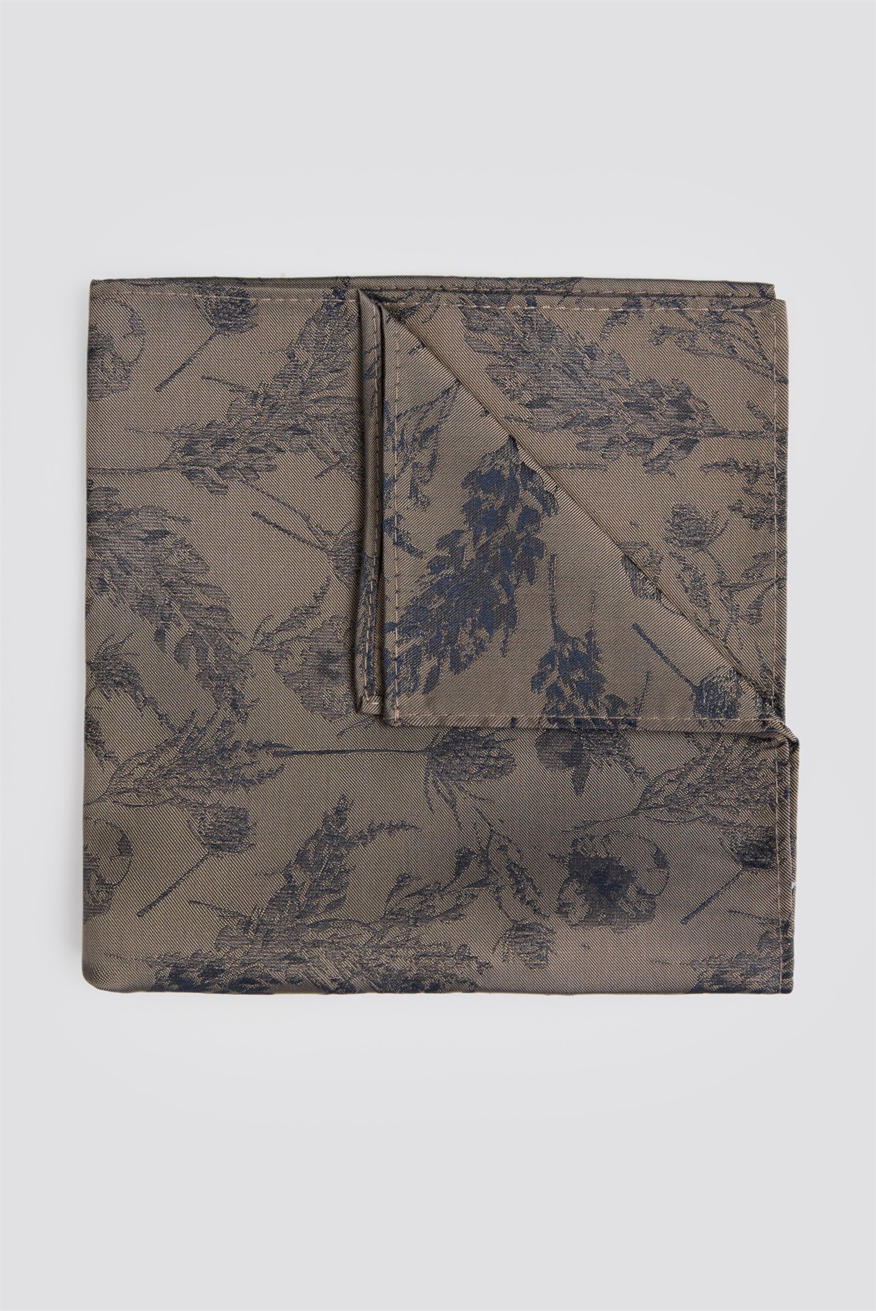  Bronze Winter Floral Pocket Square