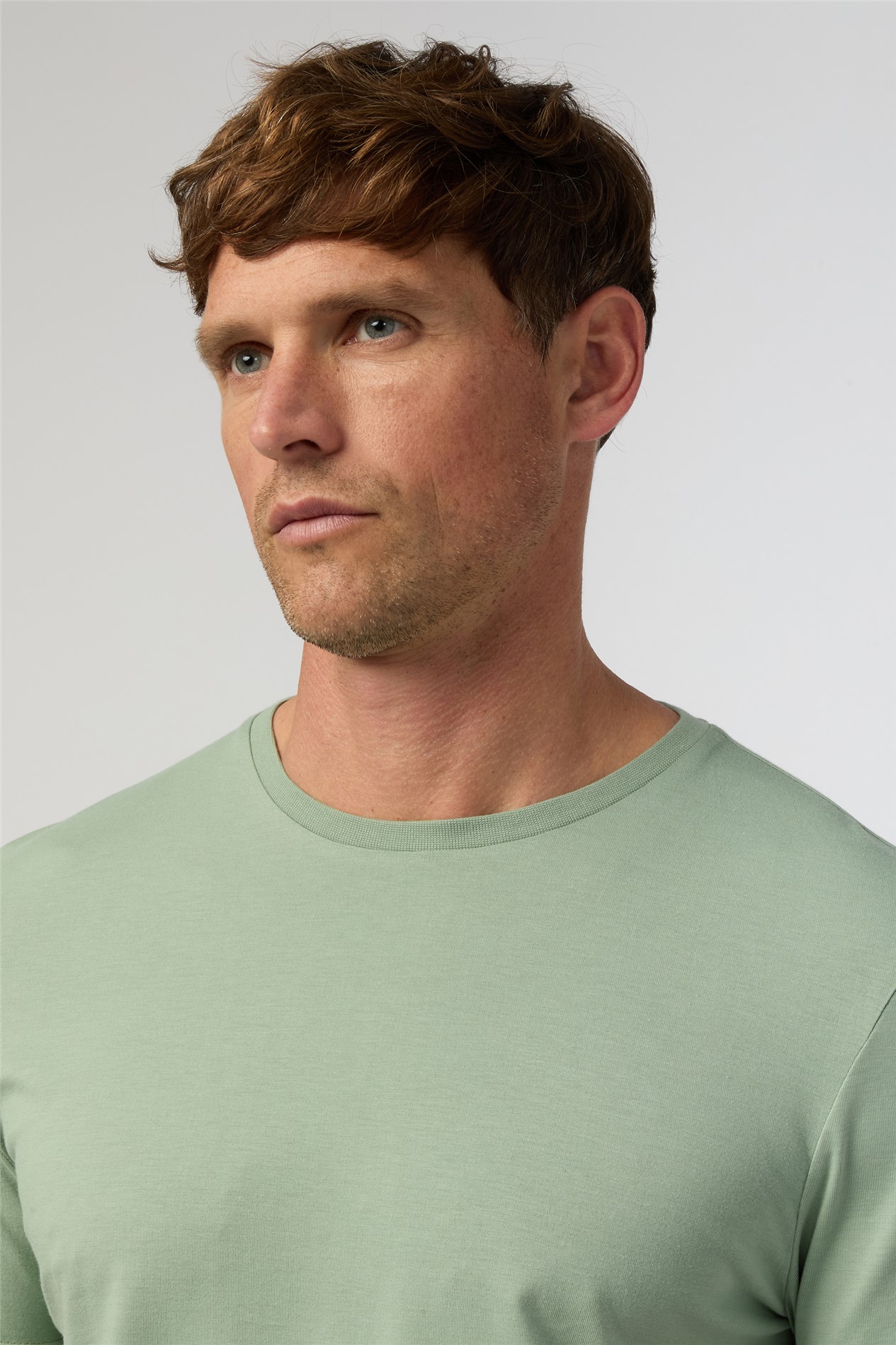  Sage Crew Neck T-Shirt