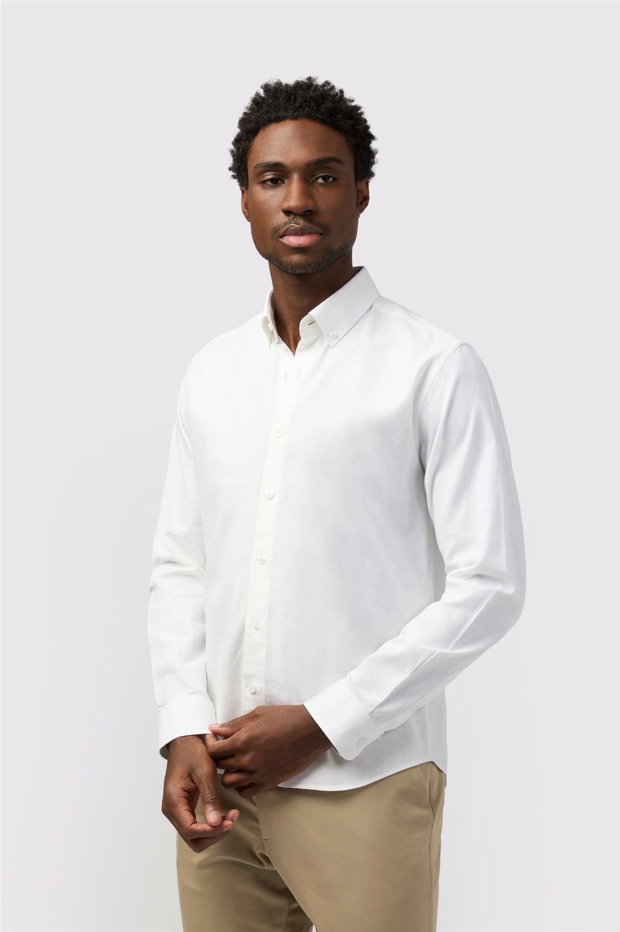 Melka White Linen Shirt