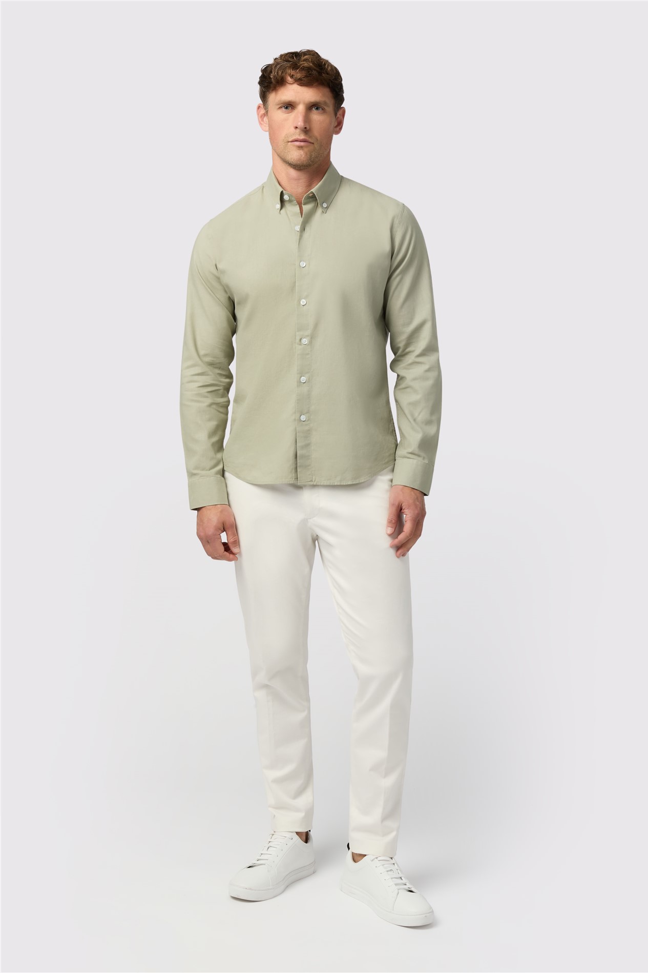 Melka Sage Linen Shirt