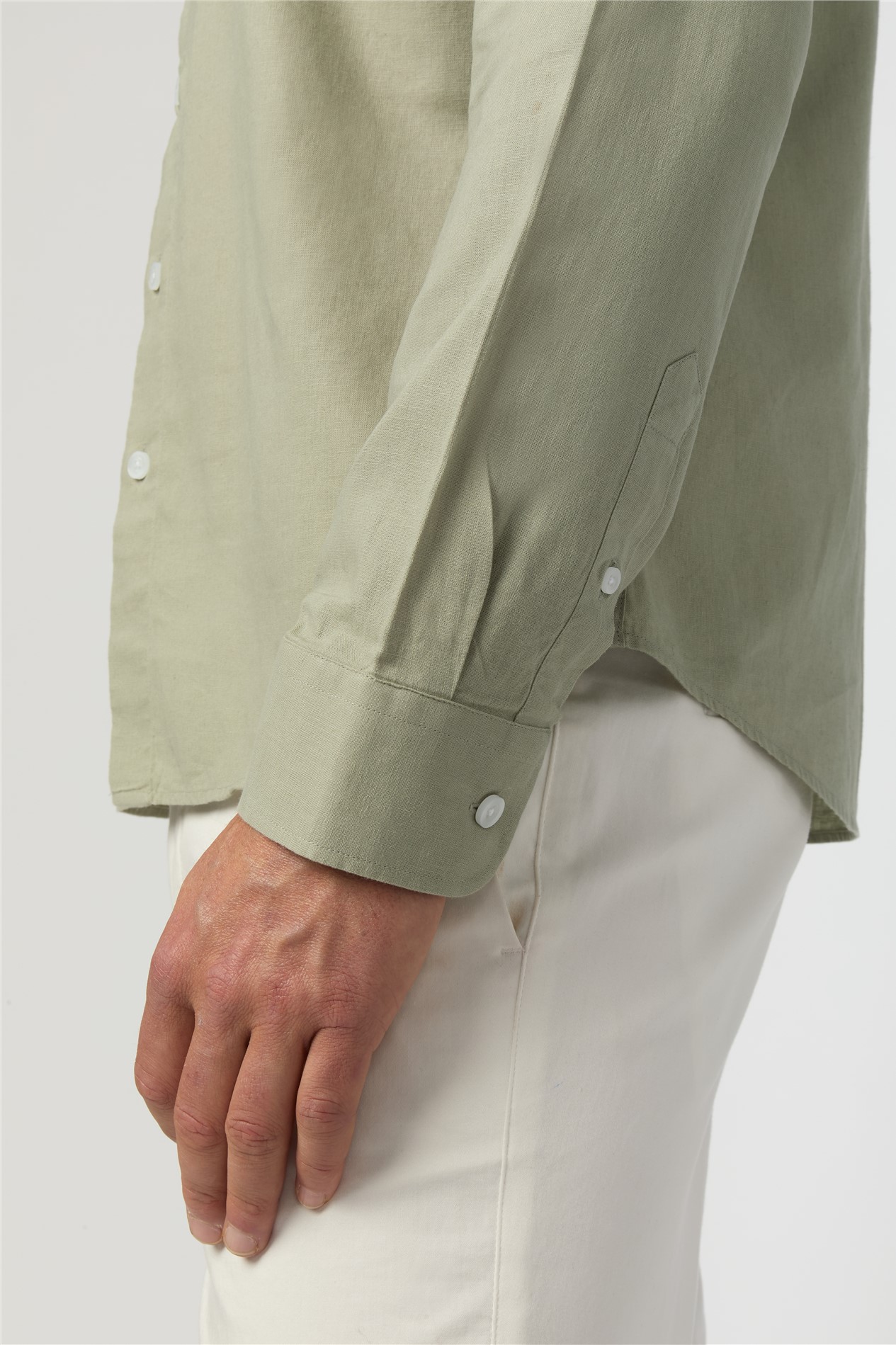 Melka Sage Linen Shirt