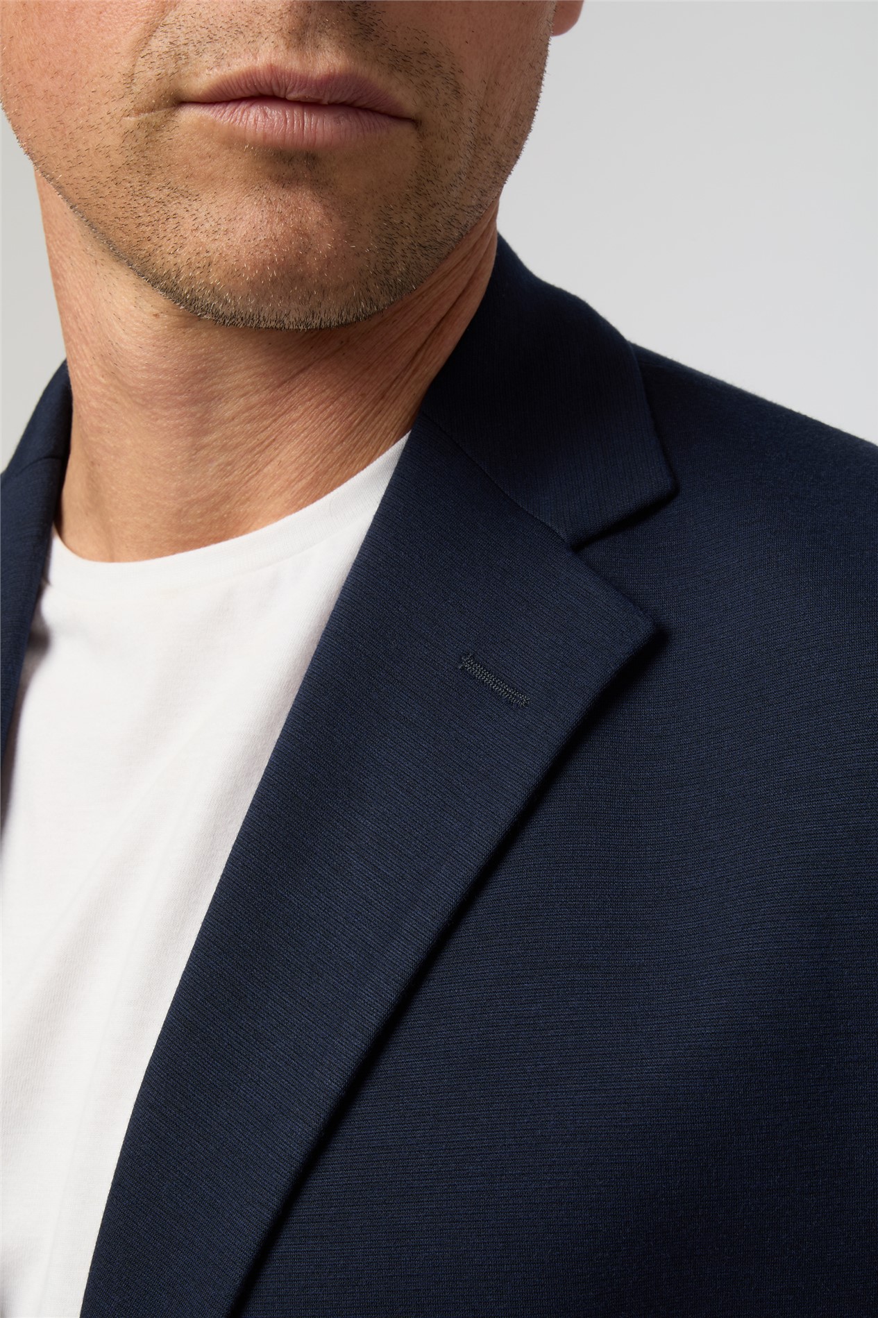 Melka Navy Jersey Blazer