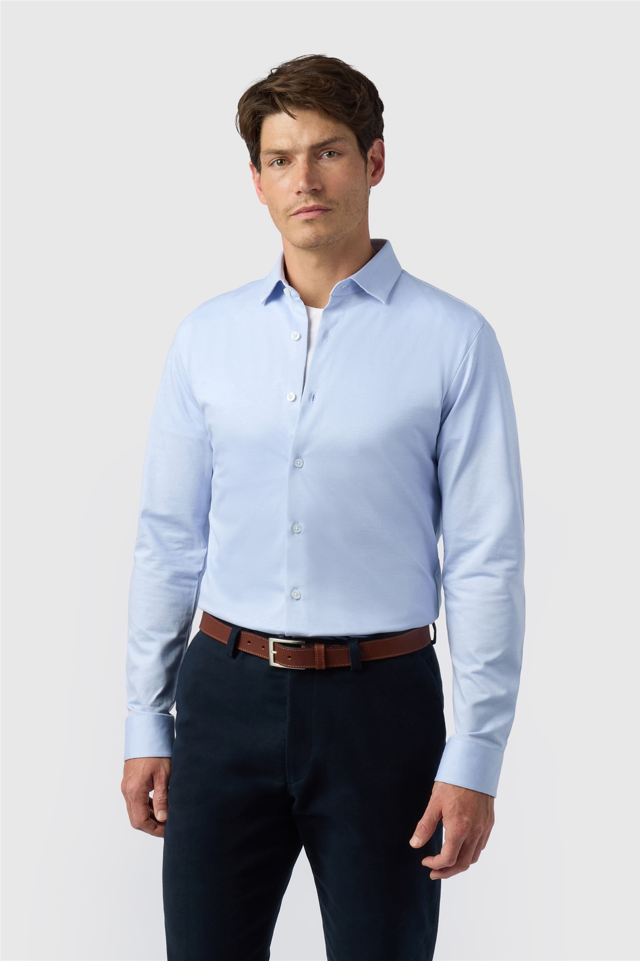 Melka Light Blue Jersey Shirt