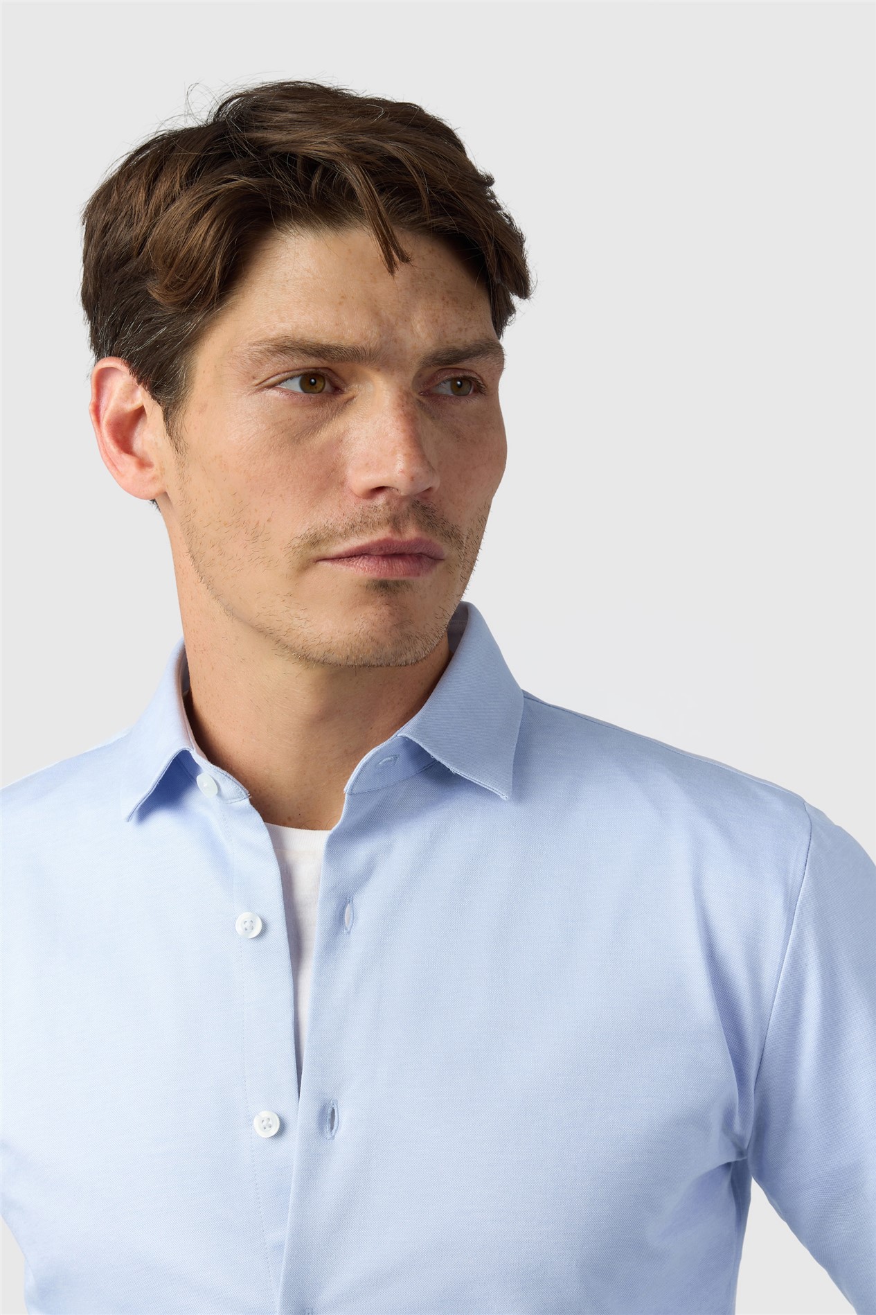 Melka Light Blue Jersey Shirt