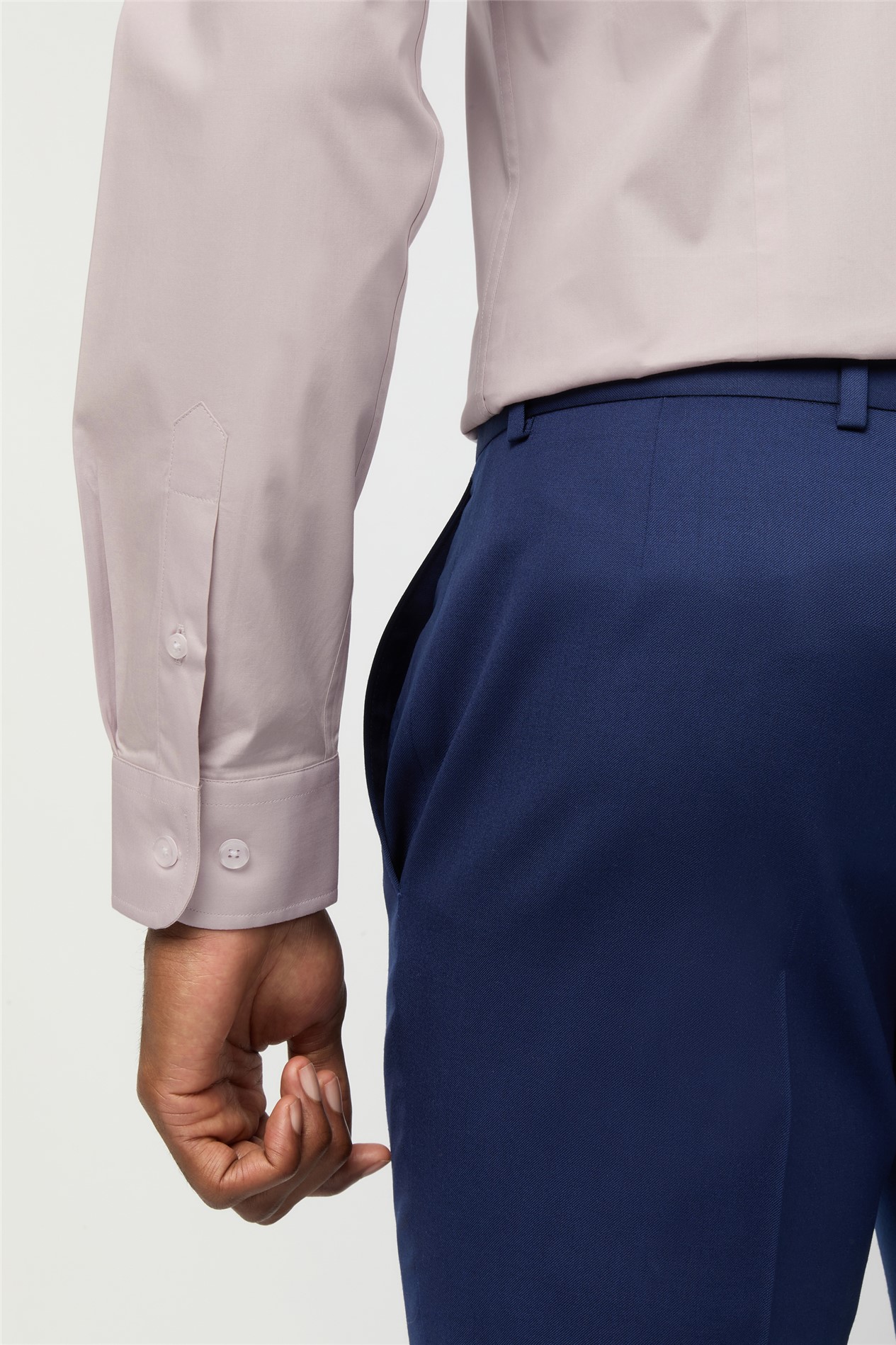  Slim Fit Lavender Stretch Shirt