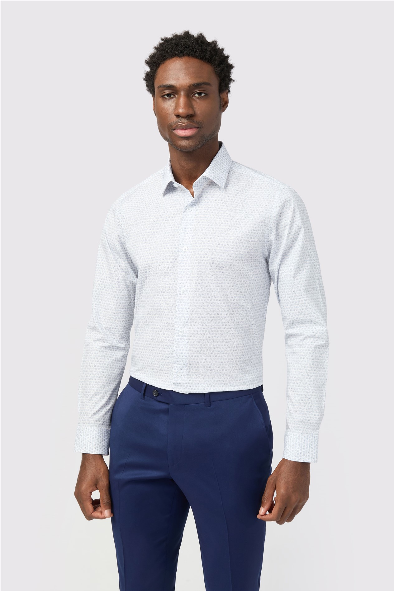 Limehaus Slim Fit Dandelion Print Shirt