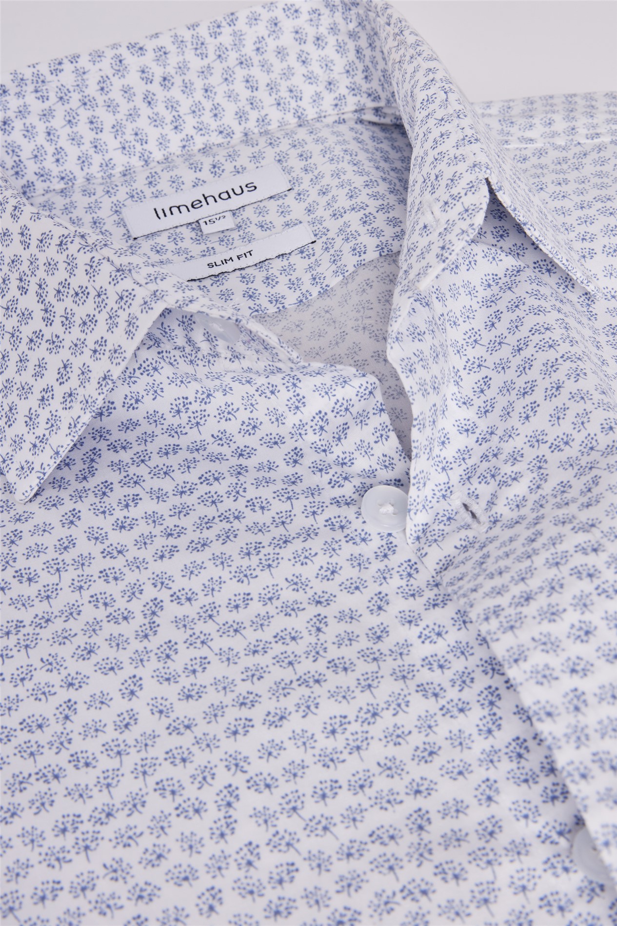 Limehaus Slim Fit Dandelion Print Shirt