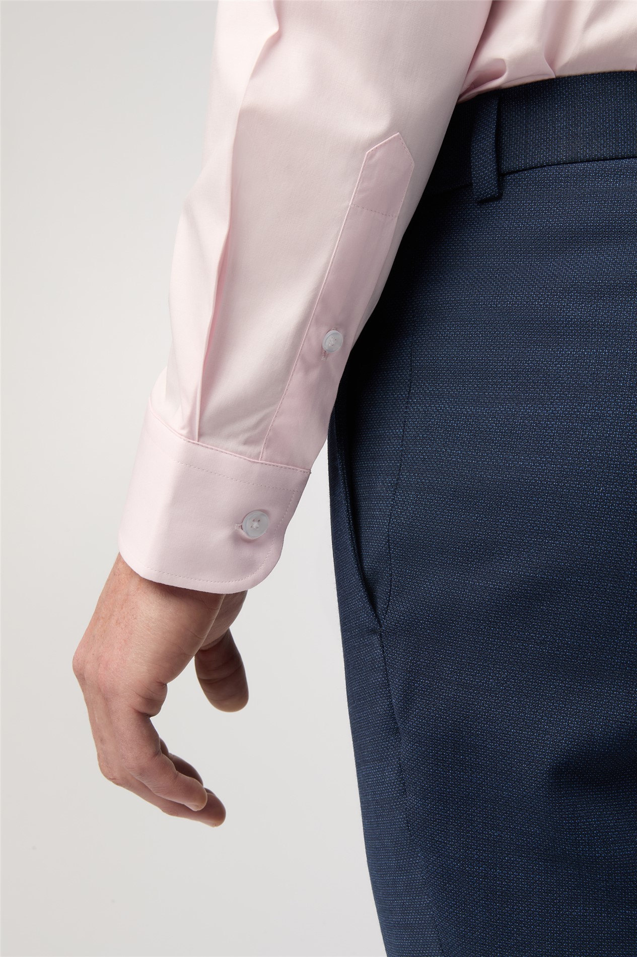  Slim Fit Pink Stretch Shirt