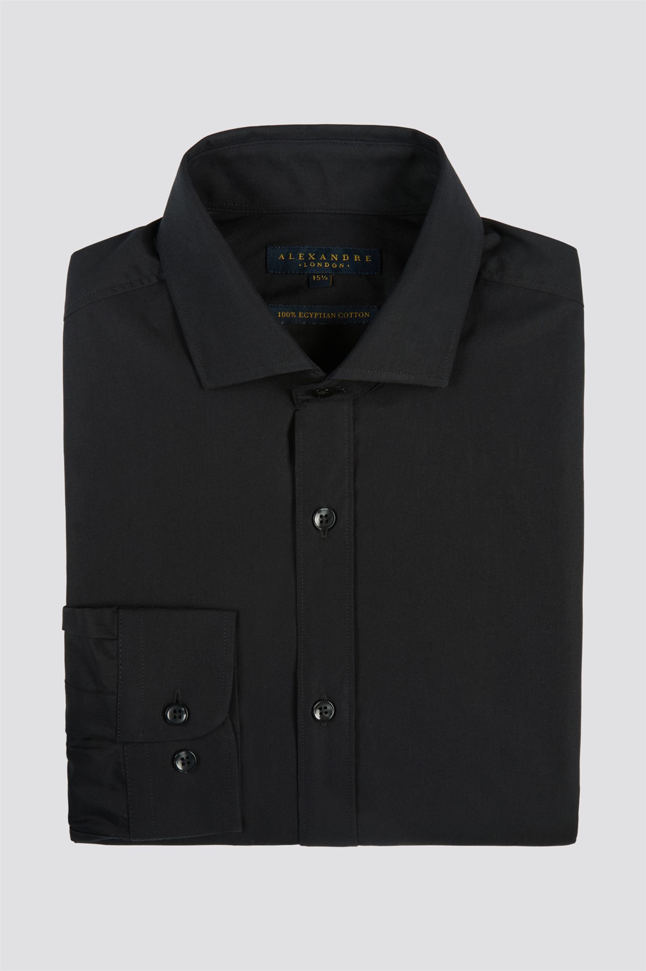  Tailored Fit Adjustable Cuff Cutaway Collar Shirt