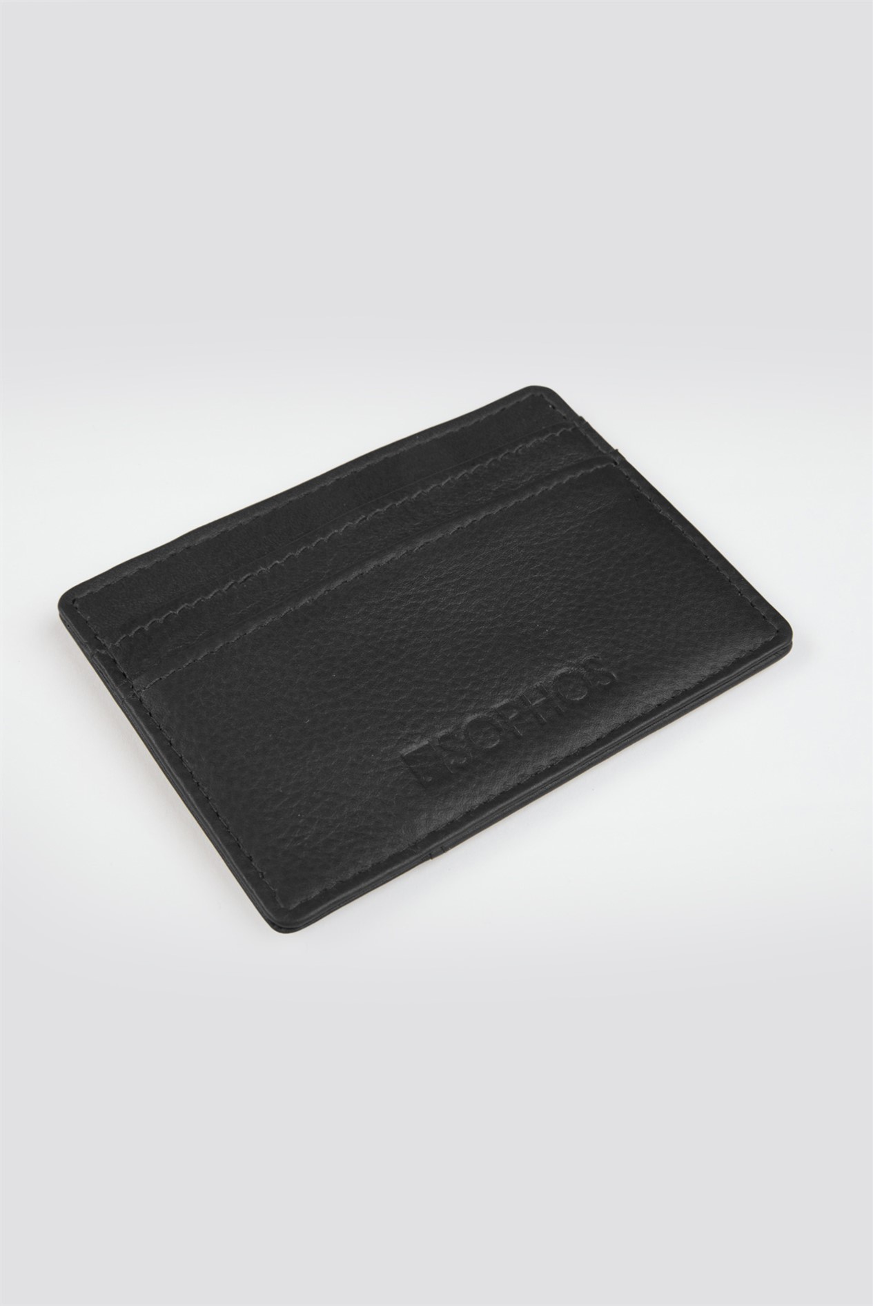 Sophos Black Leather Card Holder