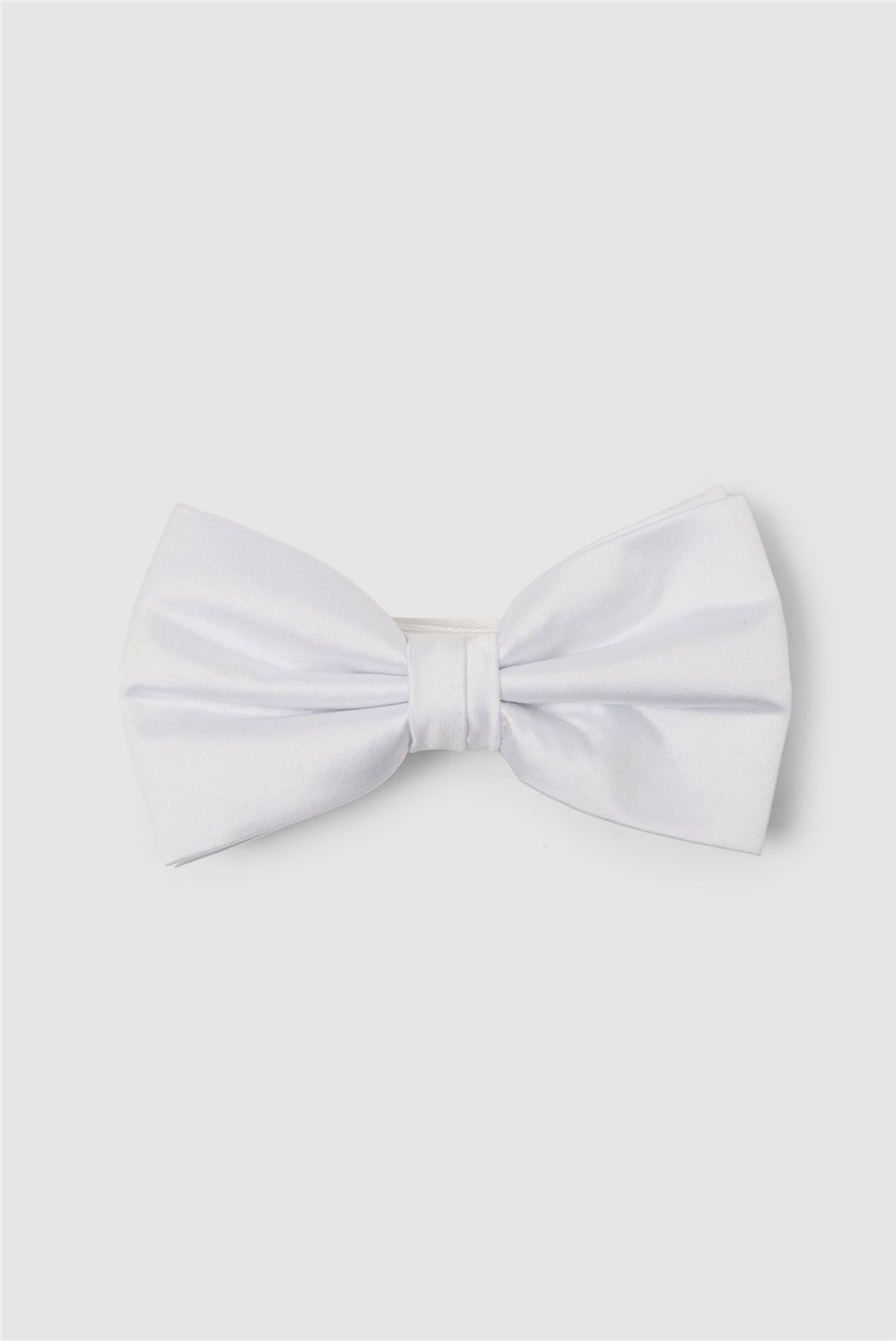 Limehaus White Satin Bow Tie