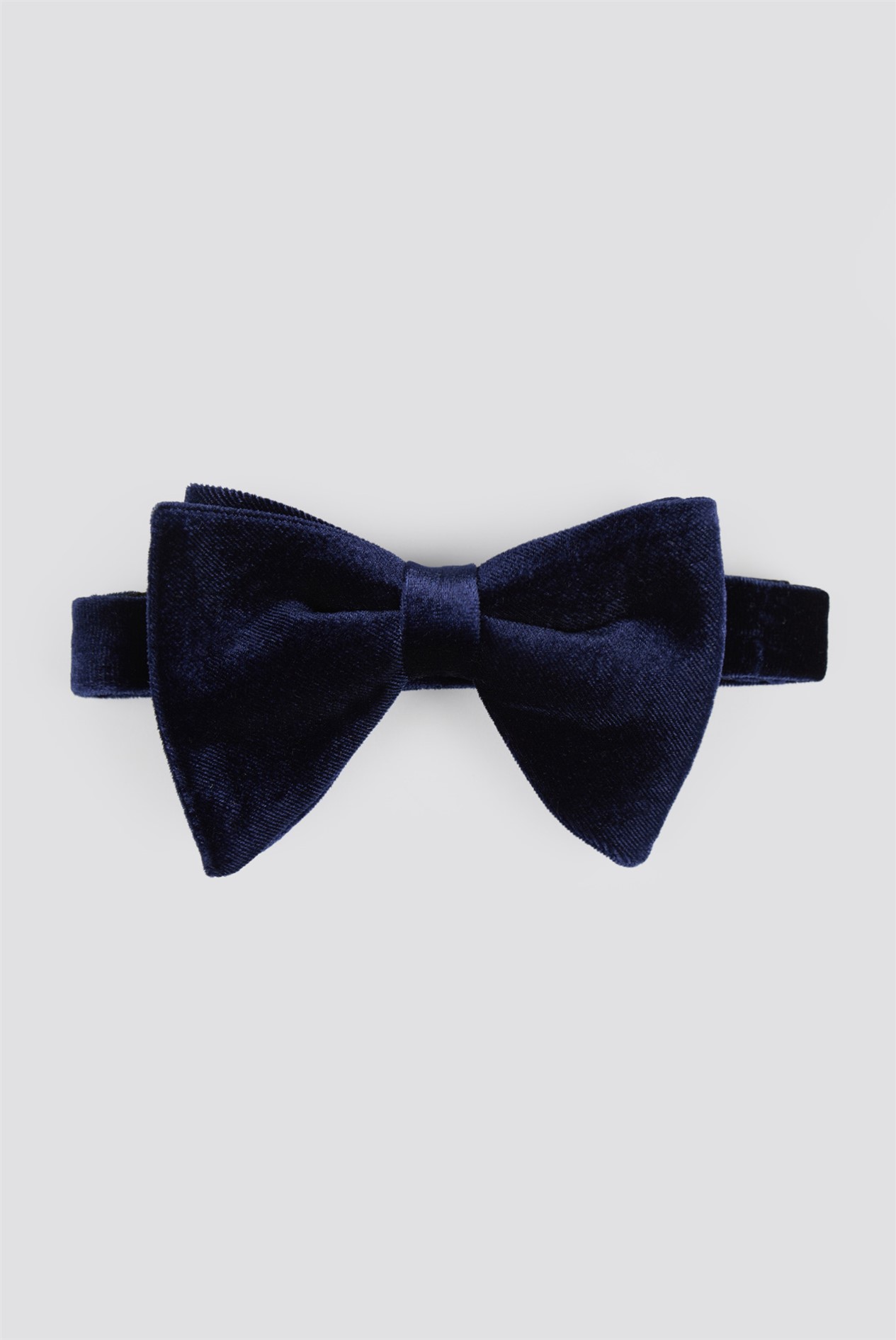  Navy Velvet Bow Tie