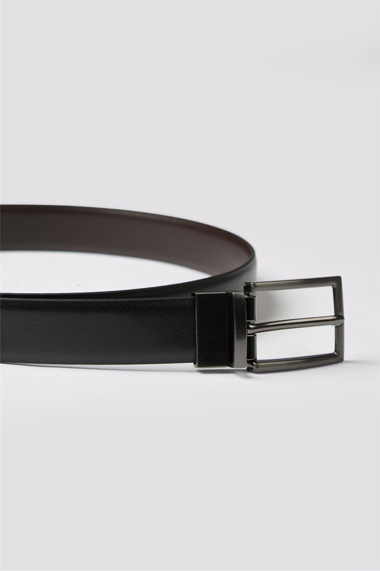 Limehaus Smooth Reversible Black Belt