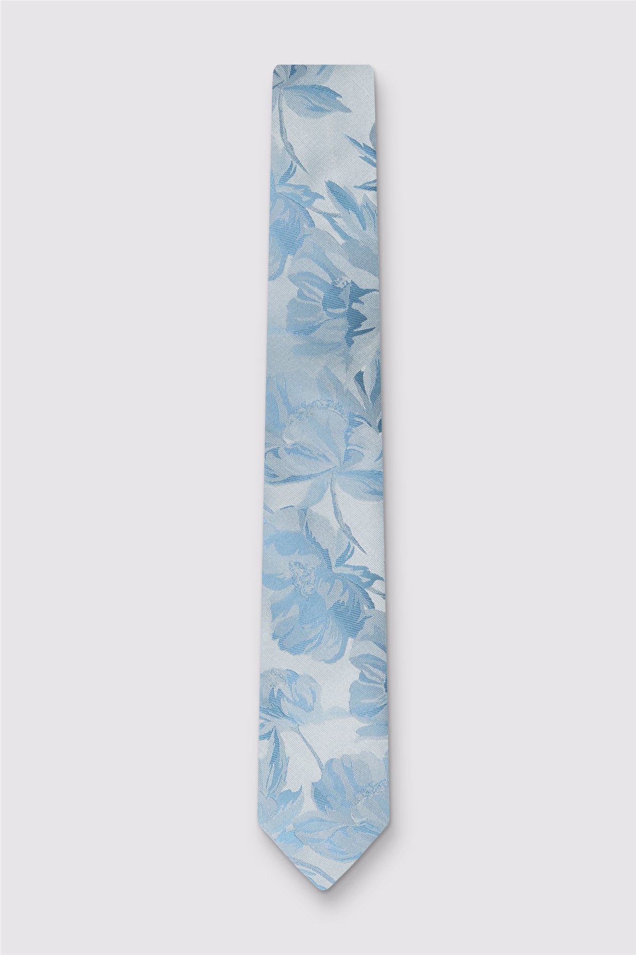 Antique Rogue Light Blue Summer Floral Tie