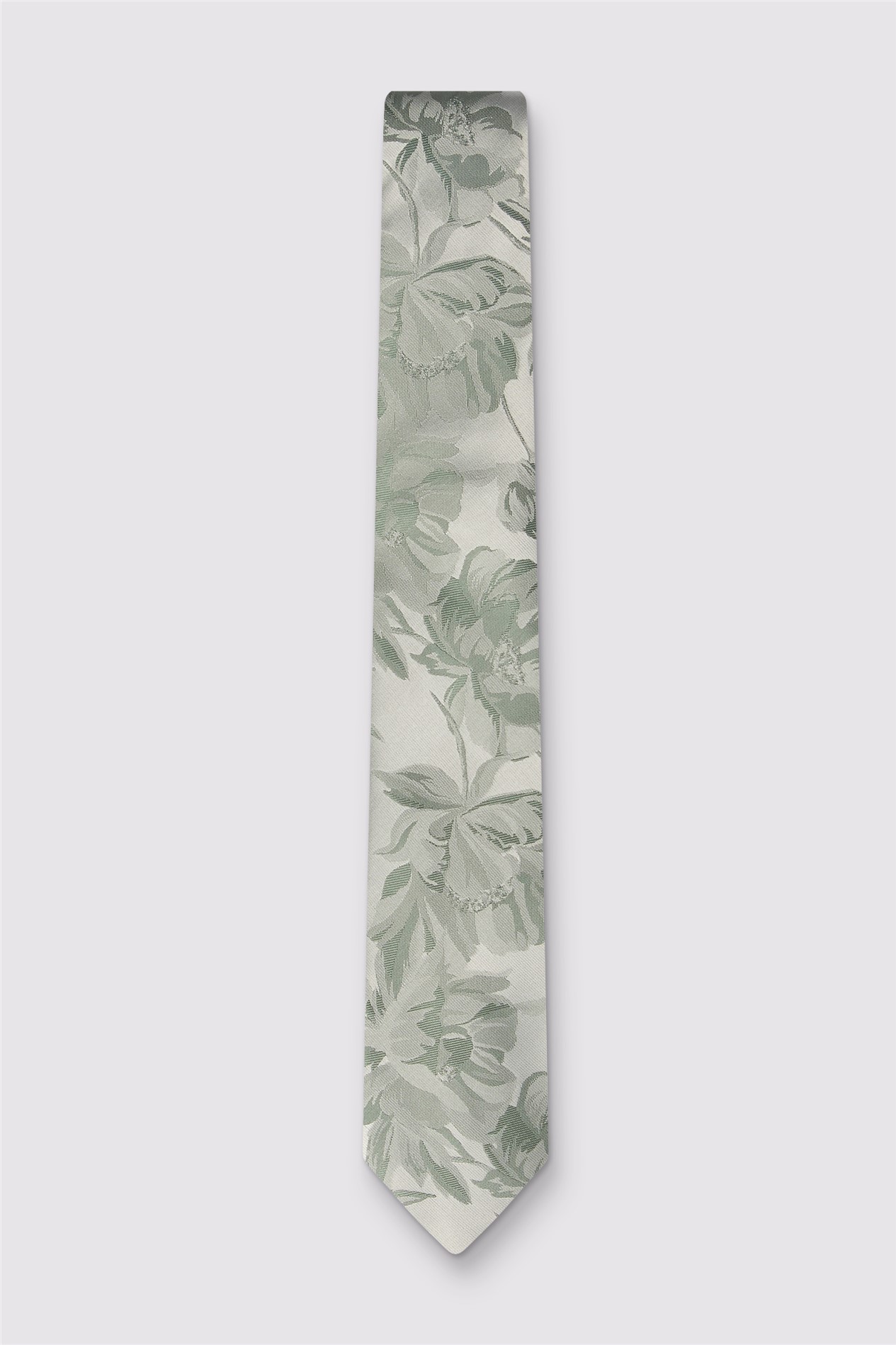 Antique Rogue Sage Summer Floral Tie