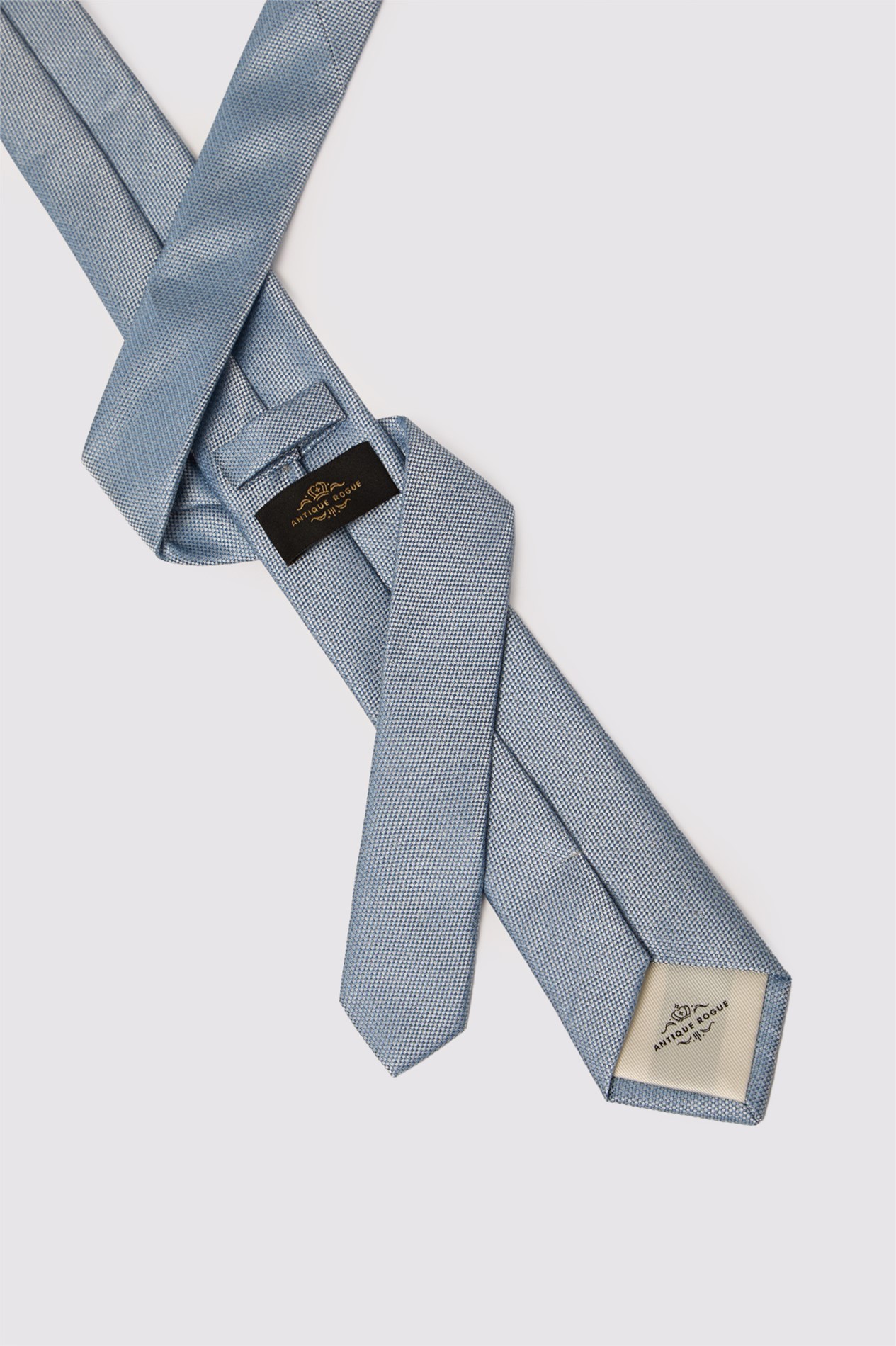 Antique Rogue Light Blue Textured Tie