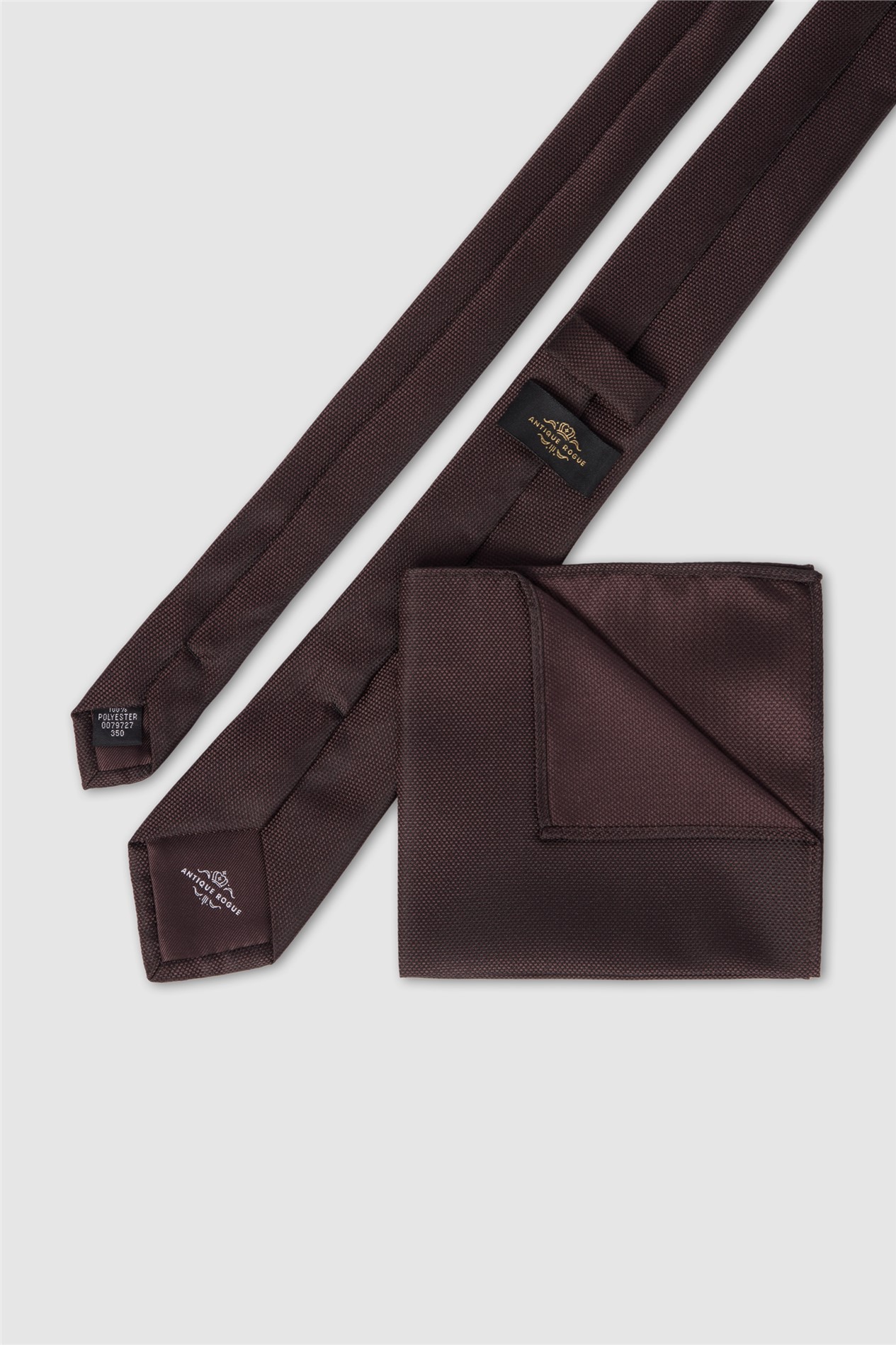 Antique Rogue Brown Textured Tie