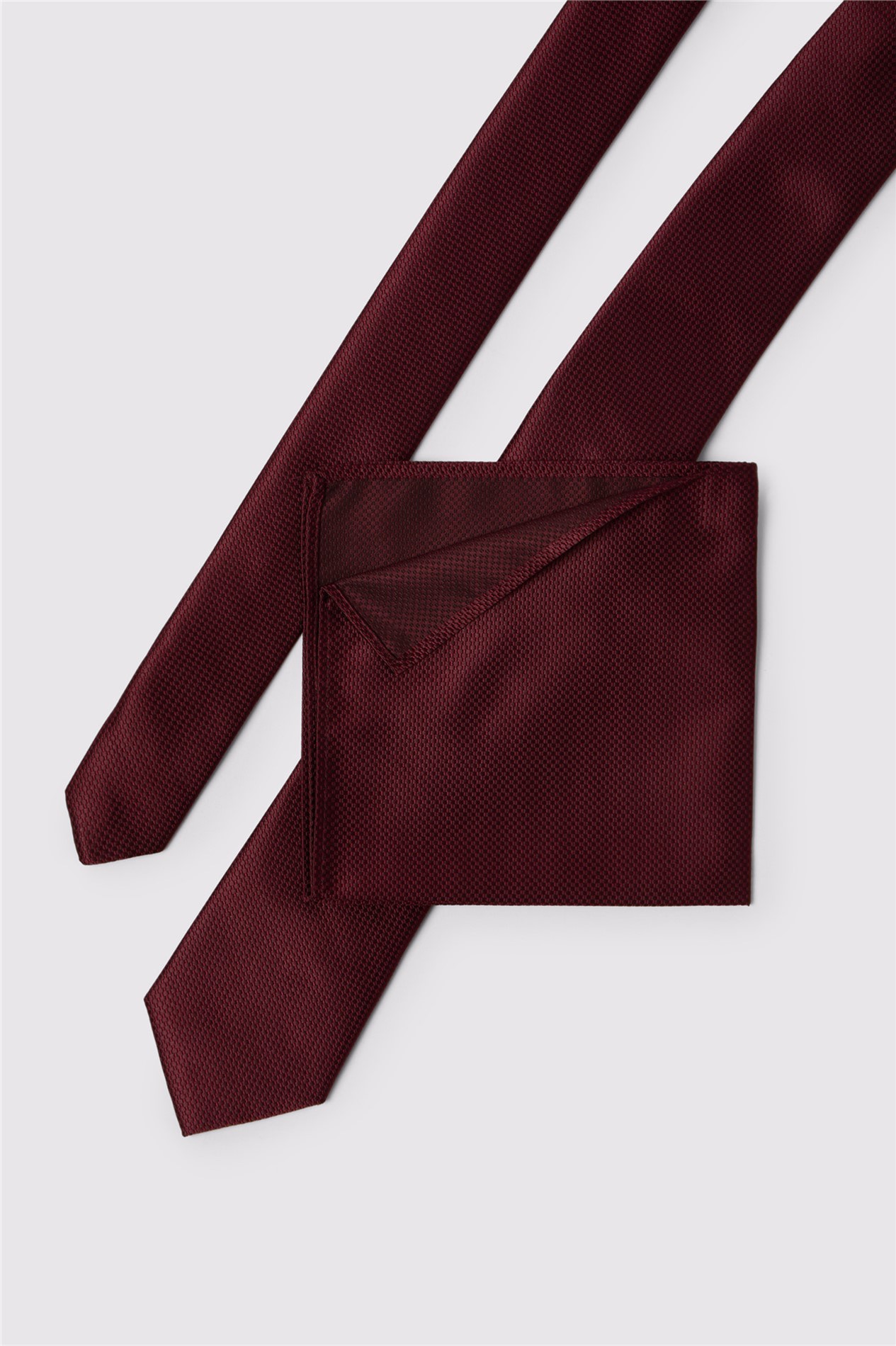 Antique Rogue Burgundy Textured Tie