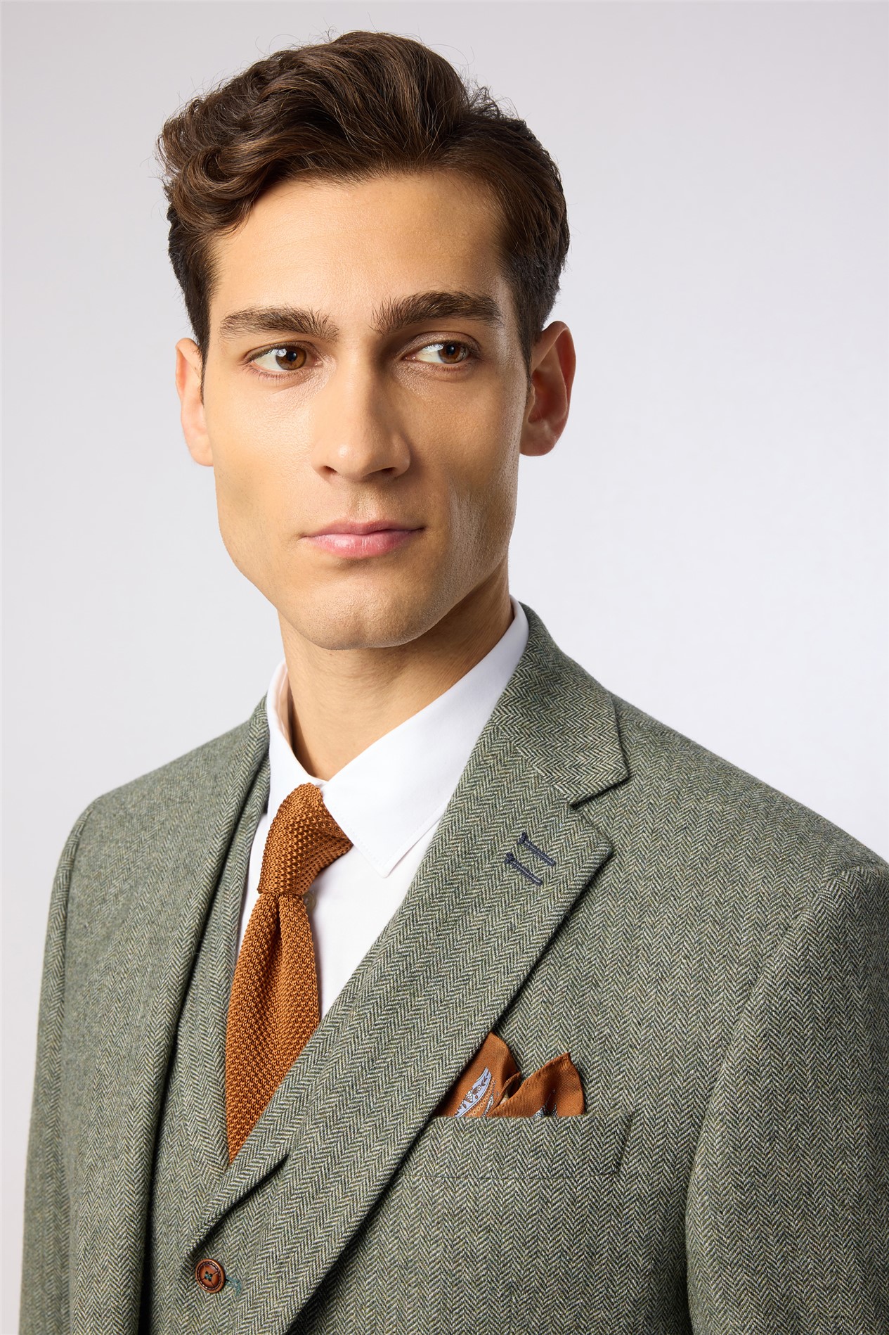 Antique Rogue Rust Knitted Tie