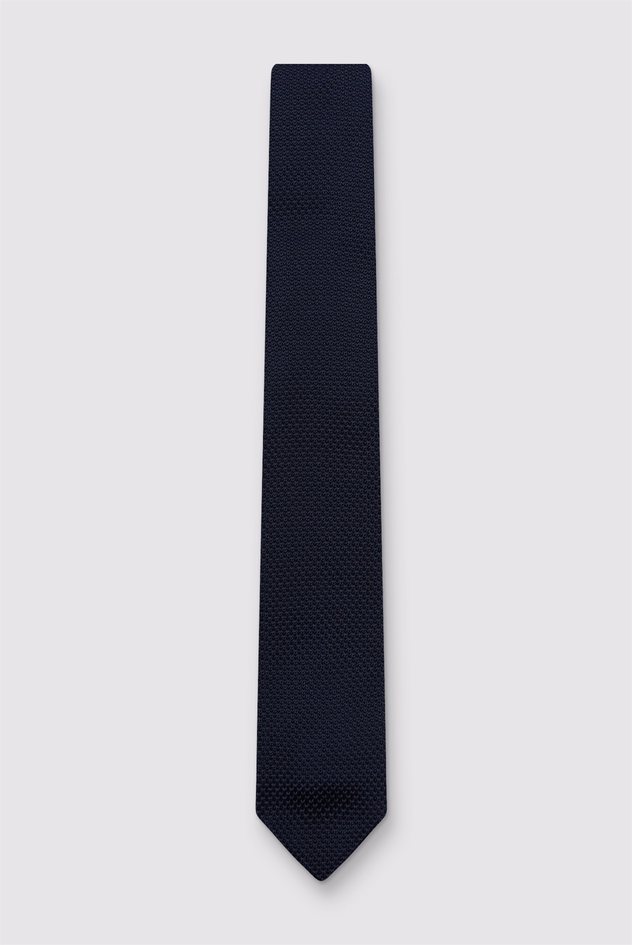 Antique Rogue Navy Knitted Tie