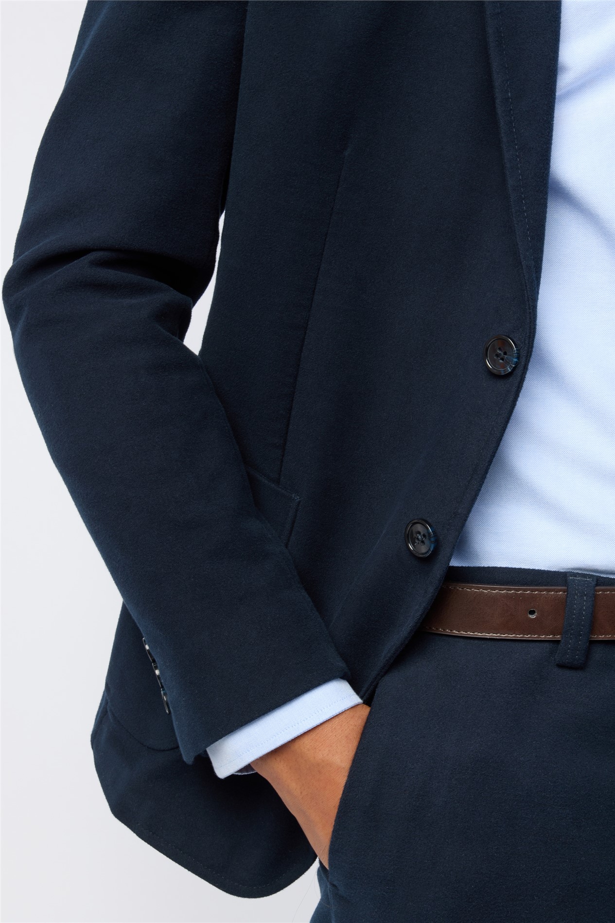 Melka Navy Moleskin Blazer