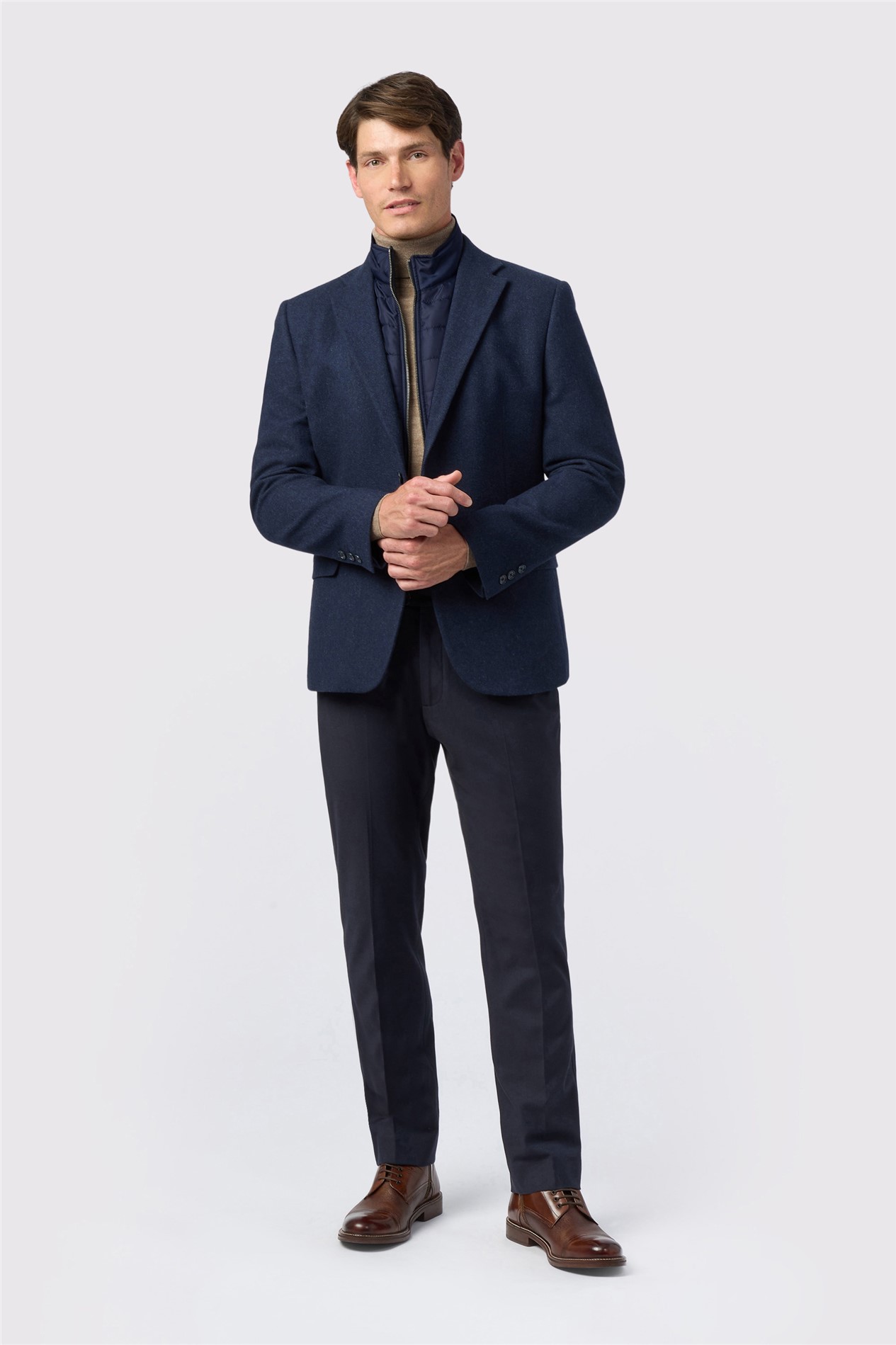 Melka Blue Blazer with Gilet Insert
